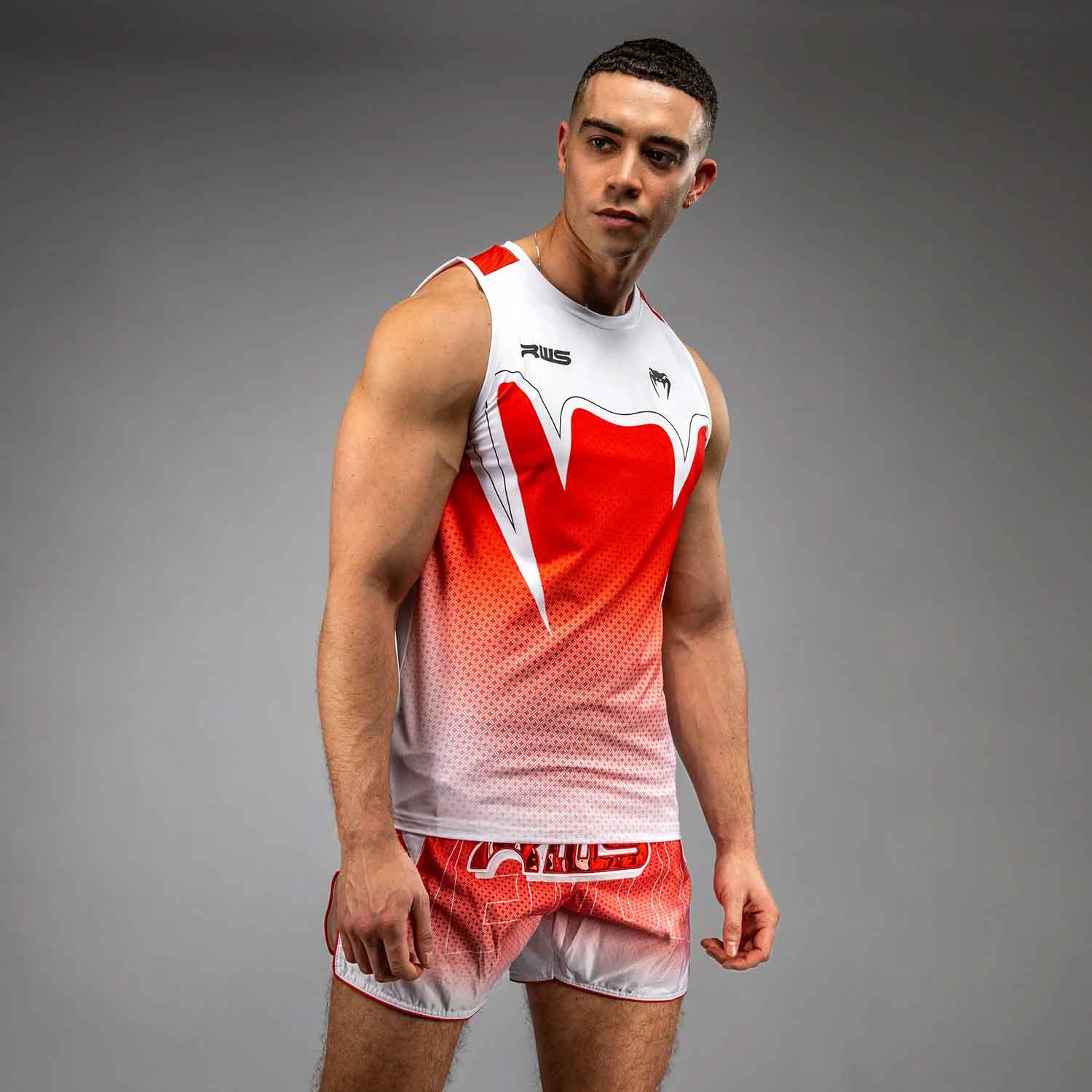 VENUM／ヴェナム　タンクトップ　　Venum x RWS 2.0 Men’s Dry-Tech Tank Top／ヴェナム×ラジャダムナン・ワールド・シリーズ 2.0 ドライテック タンクトップ（白）