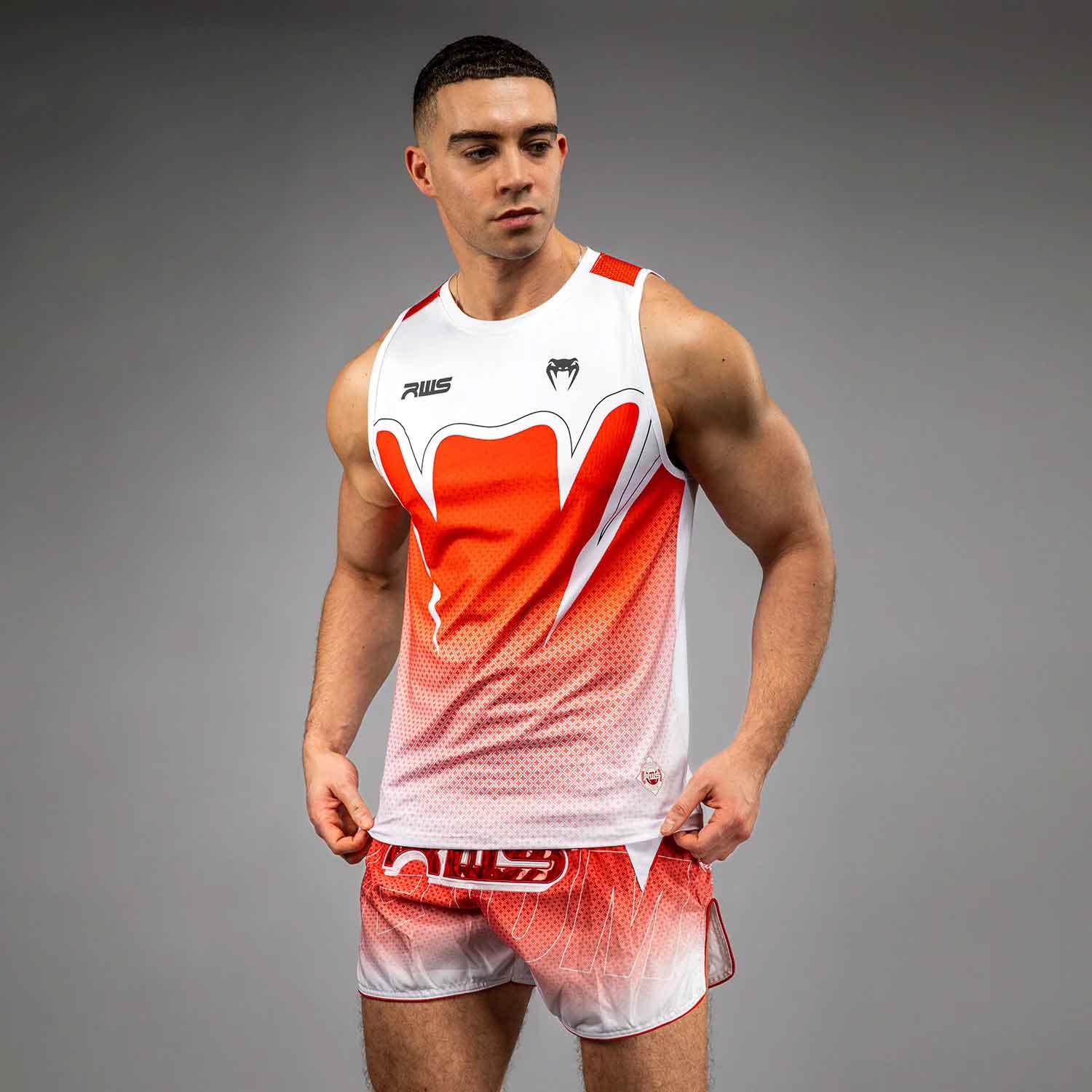 Venum x RWS 2.0 Men’s Dry-Tech Tank Top／ヴェナム×ラジャダムナン・ワールド・シリーズ 2.0 ドライテック タンクトップ（白）