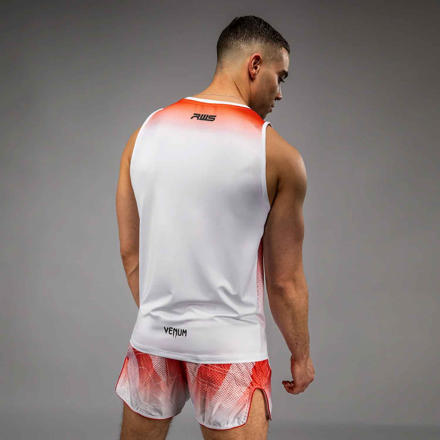 VENUM／ヴェナム　タンクトップ　　Venum x RWS 2.0 Men’s Dry-Tech Tank Top／ヴェナム×ラジャダムナン・ワールド・シリーズ 2.0 ドライテック タンクトップ（白）