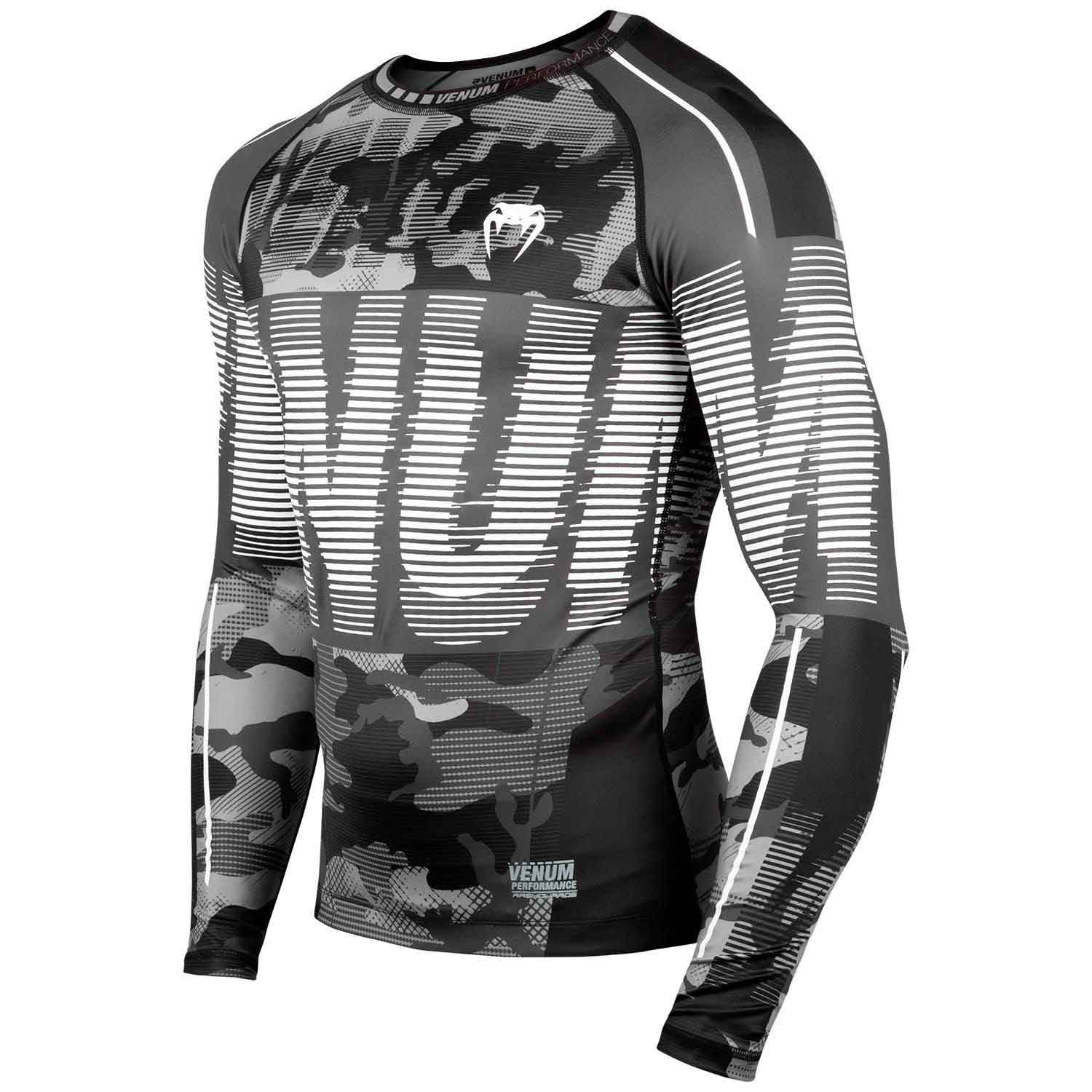 VENUM／ヴェナム　ラッシュガード　　TACTICAL RASHGUARD LONG SLEEVES／タクティカル ラッシュガード ロングスリーブ（アーバンカモ／白）