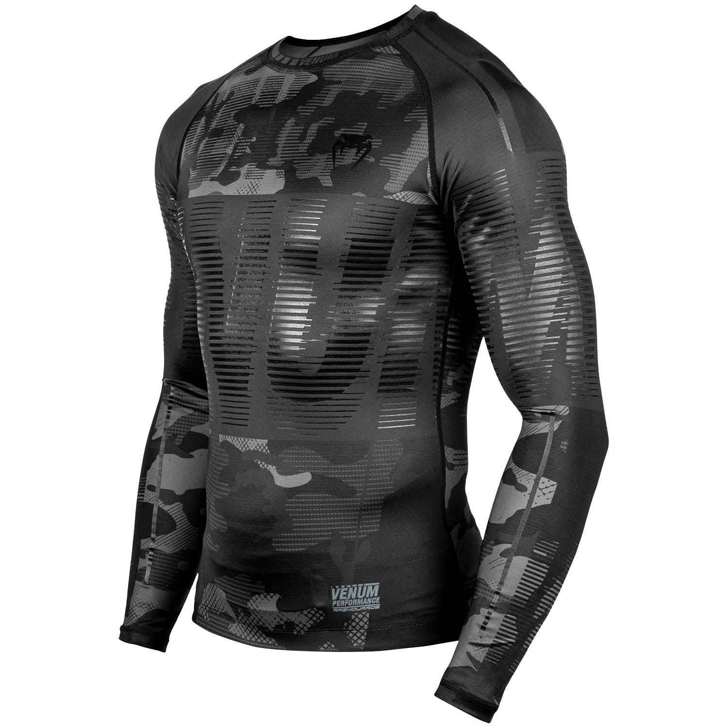 VENUM／ヴェナム　ラッシュガード　　TACTICAL RASHGUARD LONG SLEEVES／タクティカル ラッシュガード ロングスリーブ（アーバンカモ／黒）