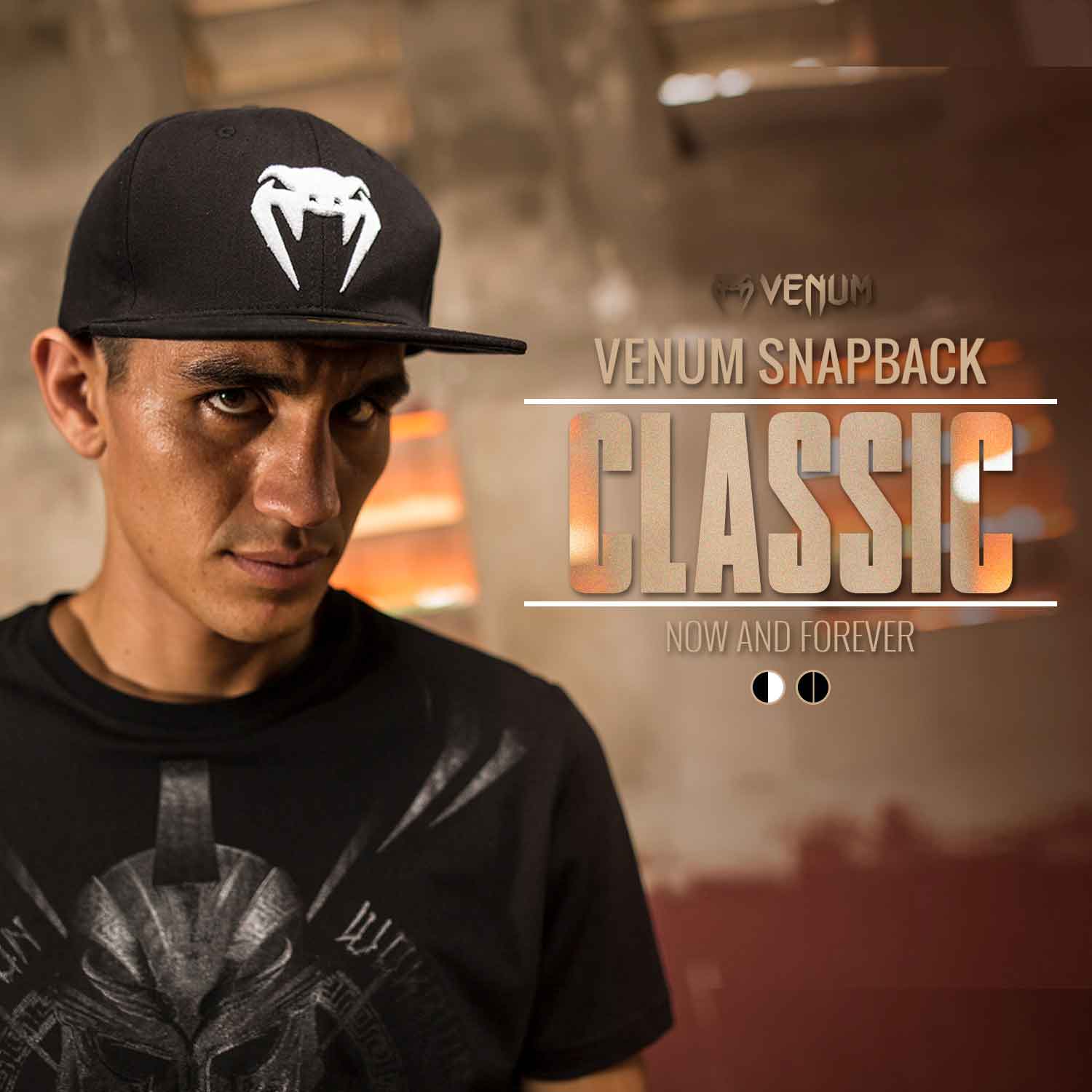 VENUM／ヴェナム　ビーニー・キャップ　　CLASSIC SNAPBACK／クラシック スナップバック（マットブラック）