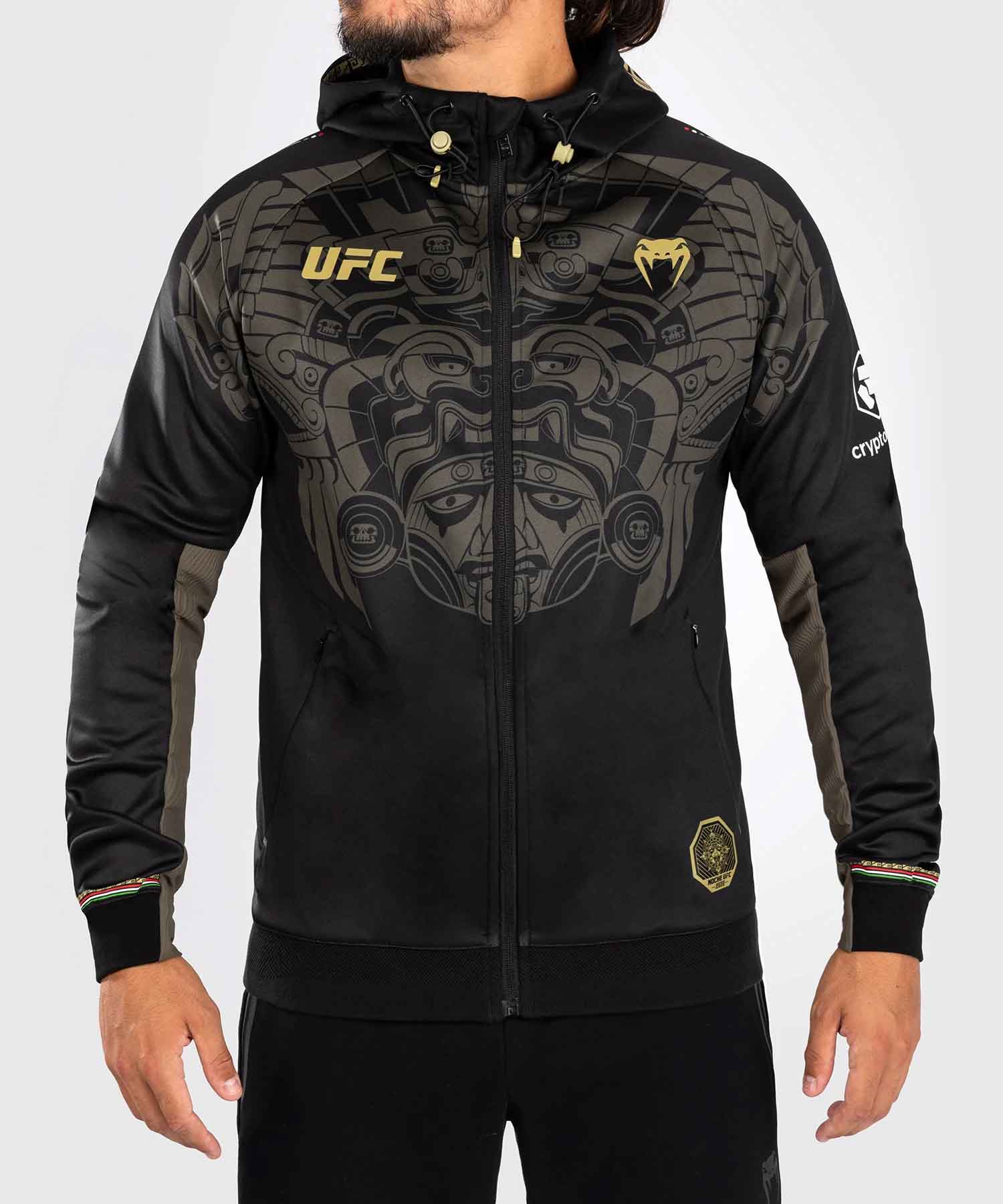 限定版Noche UFC By Venum Authentic Fight Night Men’s Walkout Hoodie／ノーチェ UFC by ヴェナム オーセンティック ファイトナイト メンズ ウォークアウトフーディー（黒）