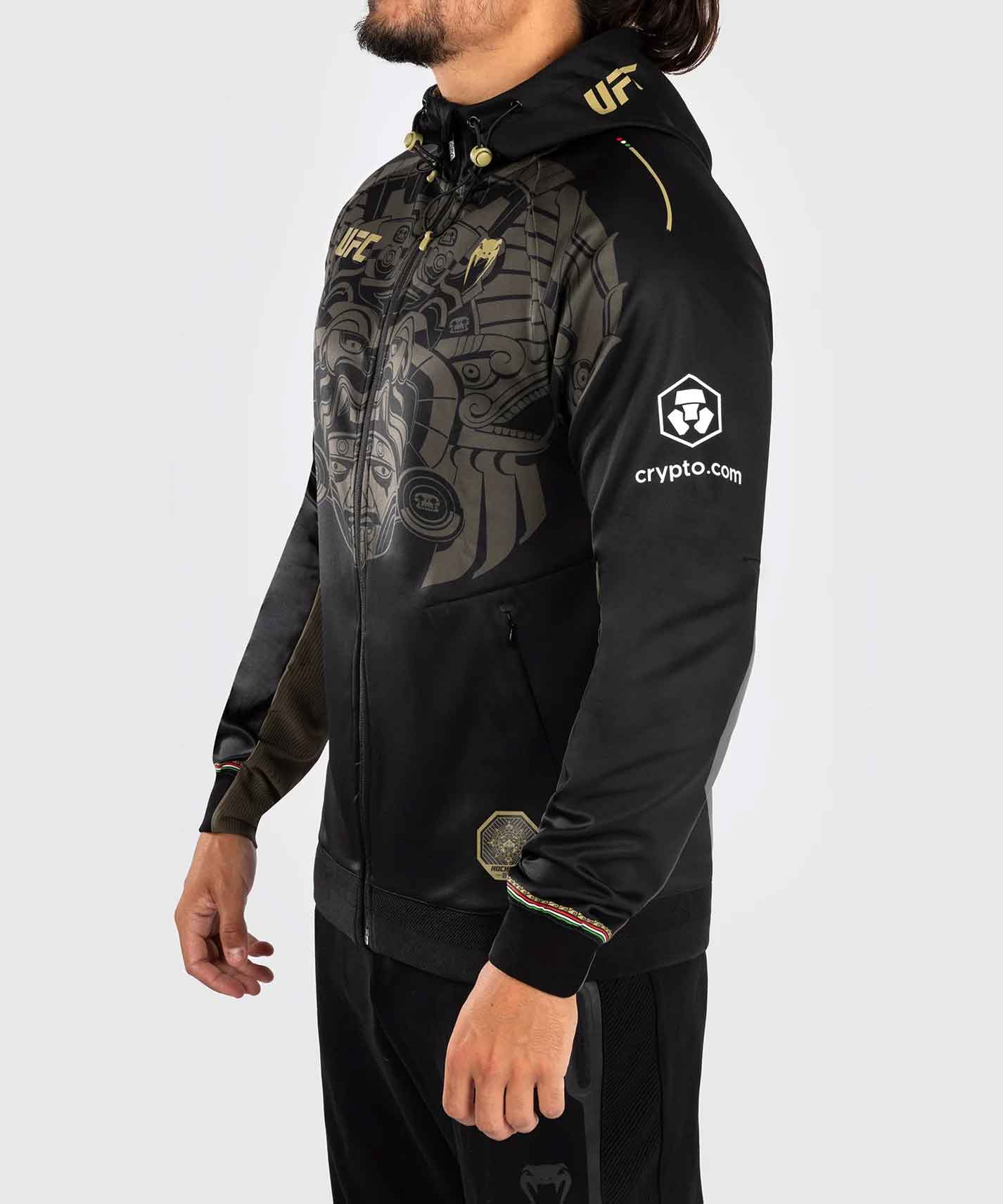 VENUM／ヴェナム　パーカー（フーディー）　　限定版Noche UFC By Venum Authentic Fight Night Men’s Walkout Hoodie／ノーチェ UFC by ヴェナム オーセンティック ファイトナイト メンズ ウォークアウトフーディー（黒）