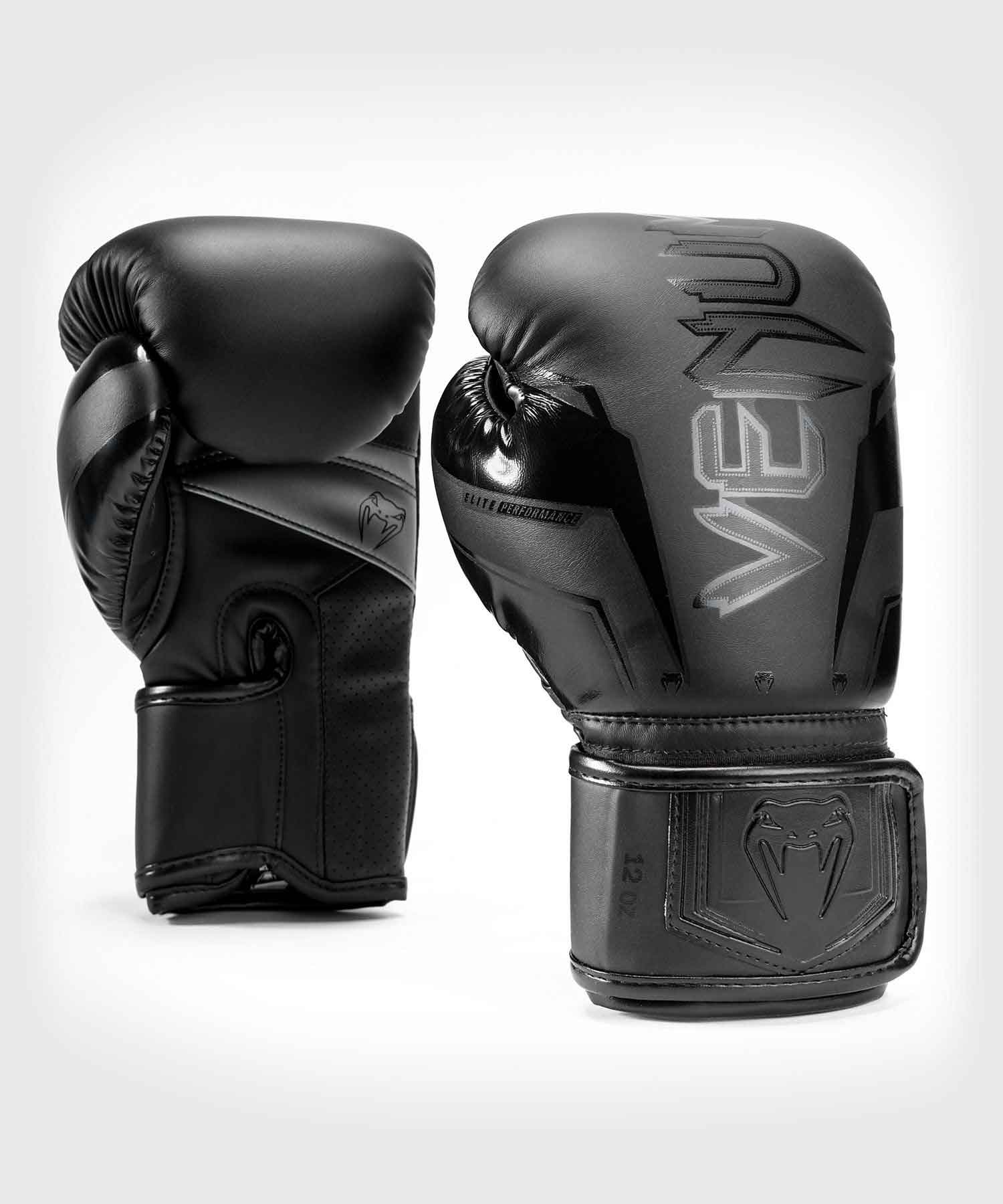 ELITE EVO BOXING GLOVES／エリート エヴォ ボクシンググローブ（マットブラック）