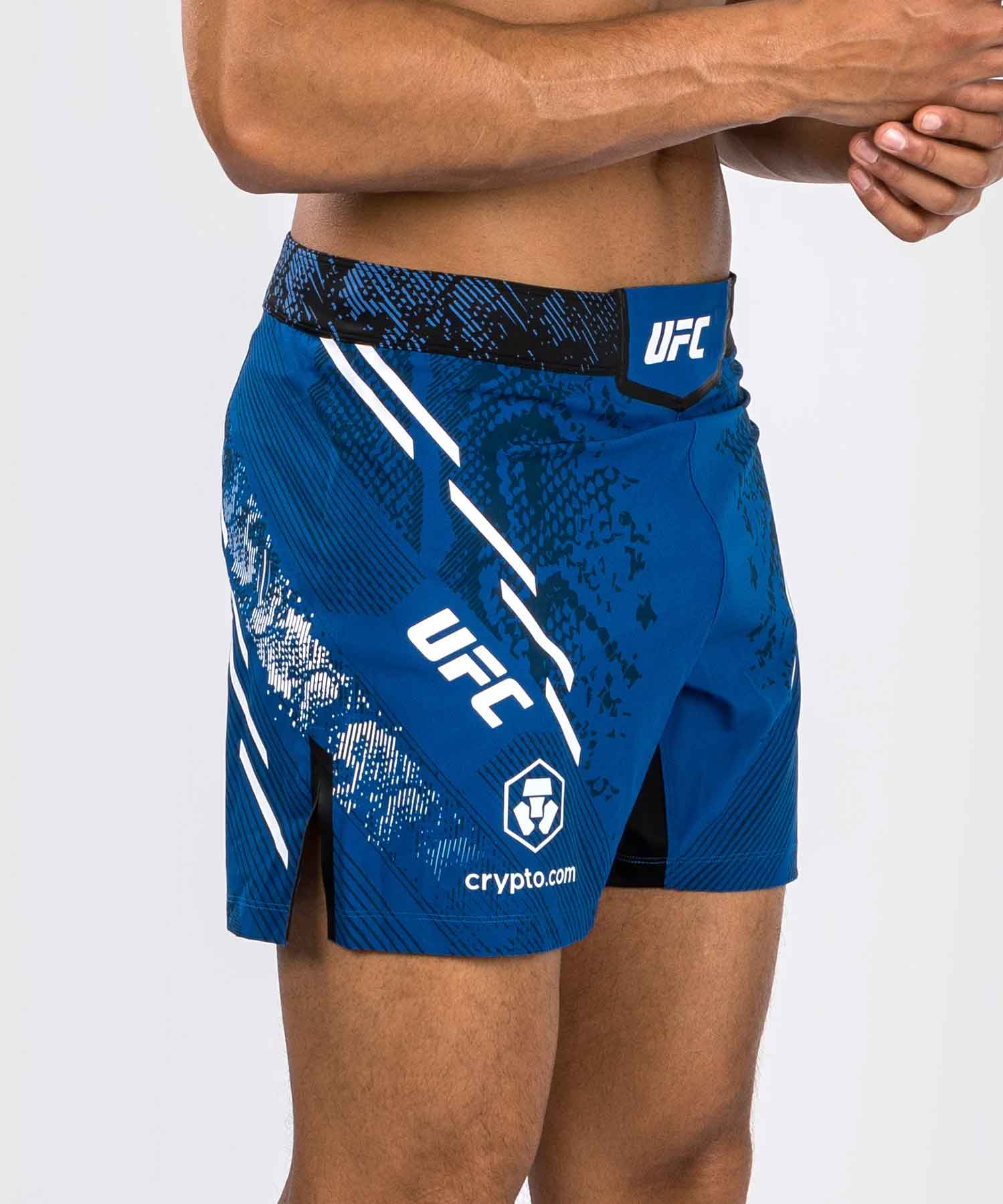 VENUM／ヴェナム　ファイトショーツ　　UFC Adrenaline by Venum Authentic Fight Night Men's Fight Short - Short Fit／UFC アドレナリン by ヴェナム オーセンティック ファイトナイト メンズ ファイトショーツ ショートフィット（ブルー）