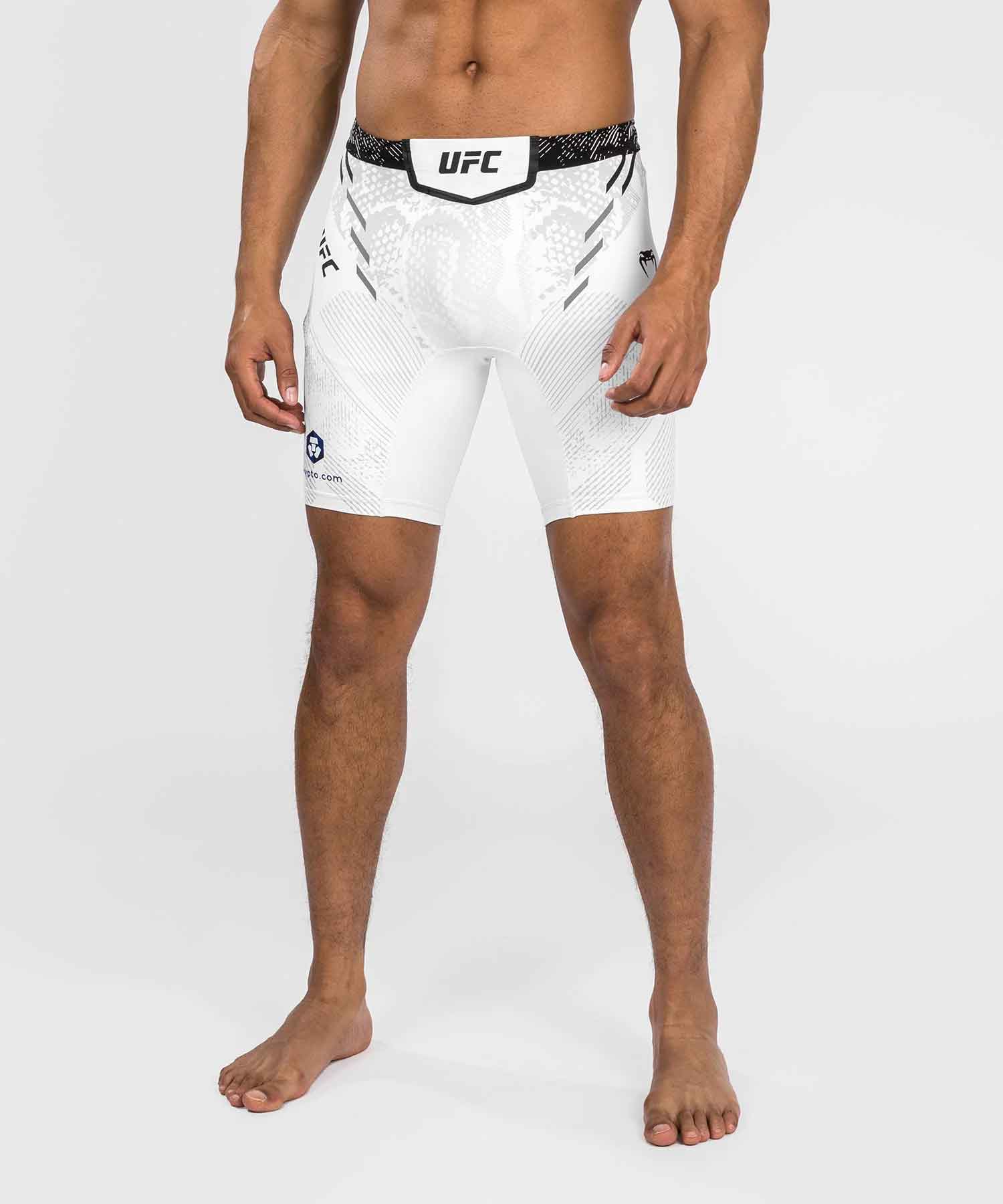 VENUM／ヴェナム　コンプレッション・バーリトゥードショーツ　　UFC Adrenaline by Venum Authentic Fight Night Men’s Vale Tudo Short／UFC アドレナリン by ヴェナム オーセンティック ファイトナイト メンズ バーリトゥードショーツ（白）