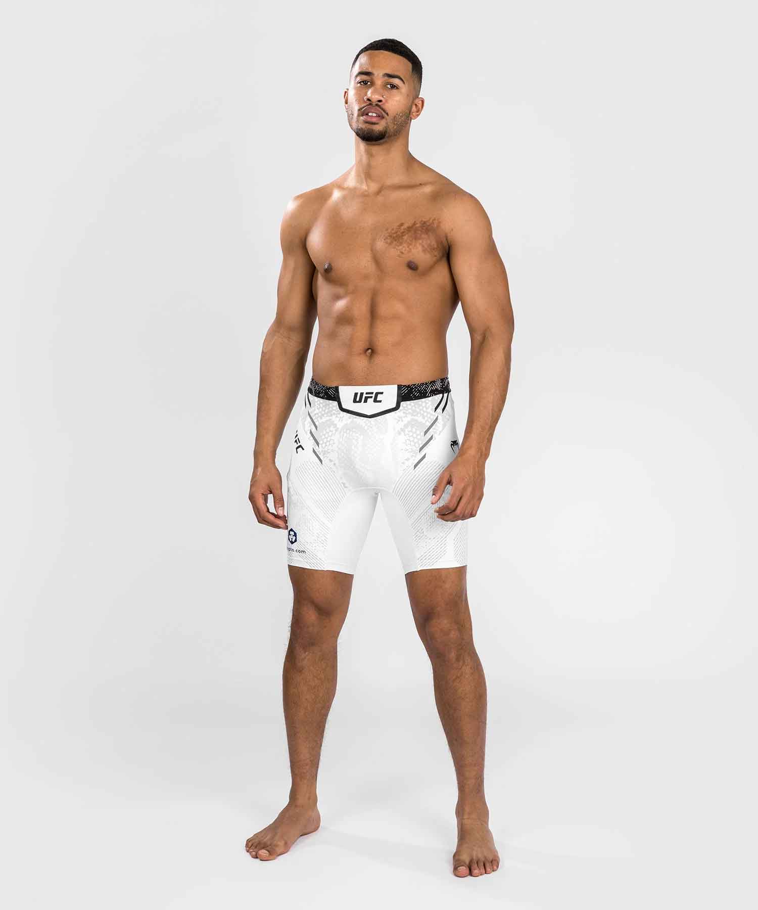 VENUM／ヴェナム　コンプレッション・バーリトゥードショーツ　　UFC Adrenaline by Venum Authentic Fight Night Men’s Vale Tudo Short／UFC アドレナリン by ヴェナム オーセンティック ファイトナイト メンズ バーリトゥードショーツ（白）