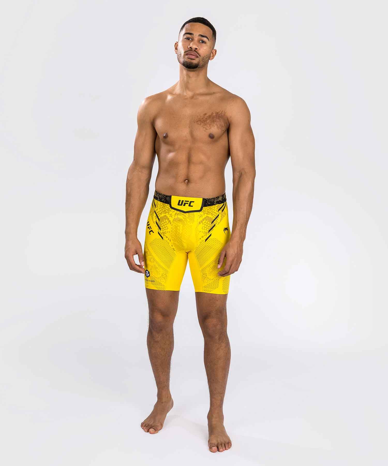 VENUM／ヴェナム　コンプレッション・バーリトゥードショーツ　　UFC Adrenaline by Venum Authentic Fight Night Men’s Vale Tudo Short／UFC アドレナリン by ヴェナム オーセンティック ファイトナイト メンズ バーリトゥードショーツ（イエロー）