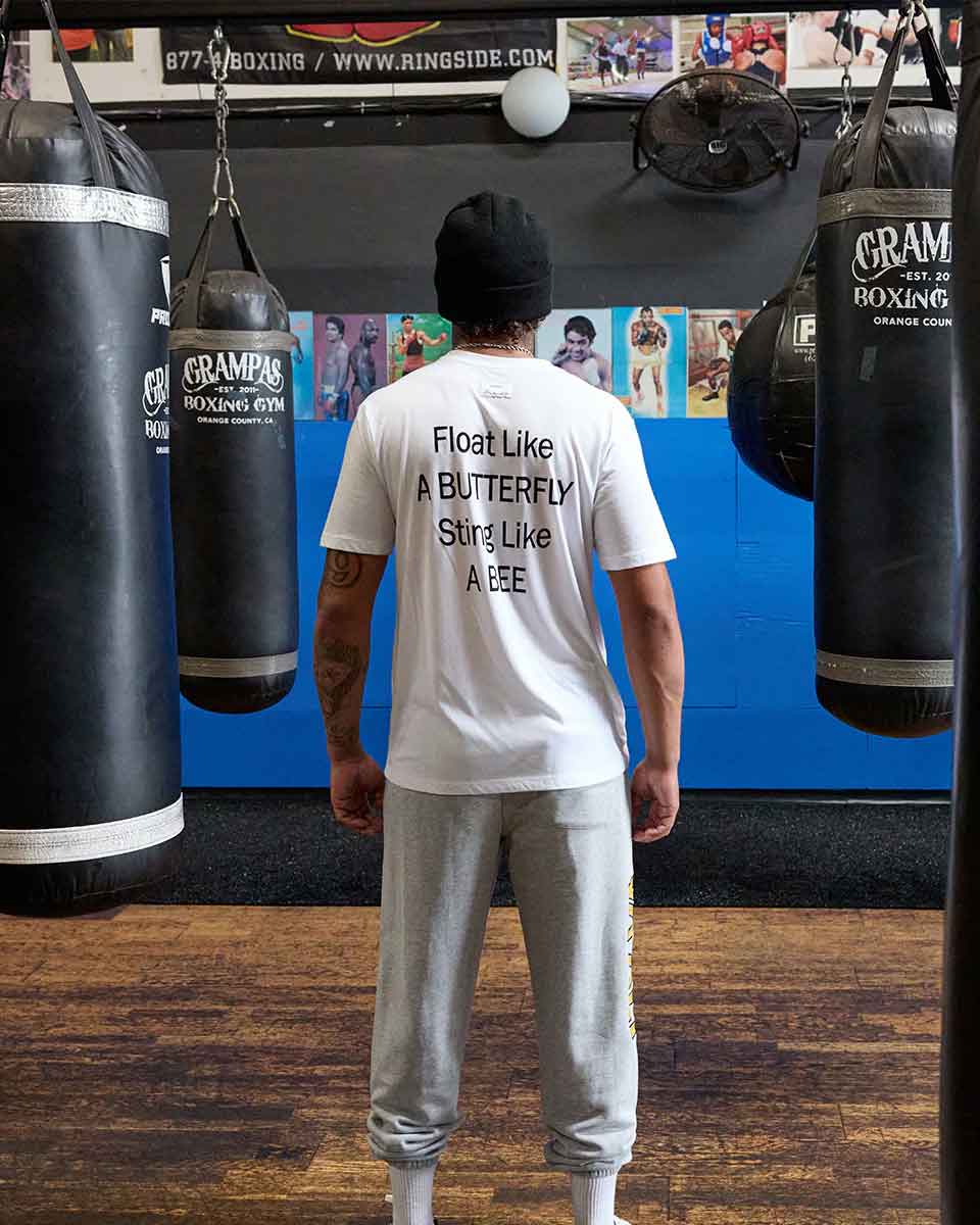RVCA／ルーカ（ルカ）　スウェットパンツ　　VA X ALI SWEATPANT／VA×（モハメド）アリ スウェットパンツ（セットアップボトムス）