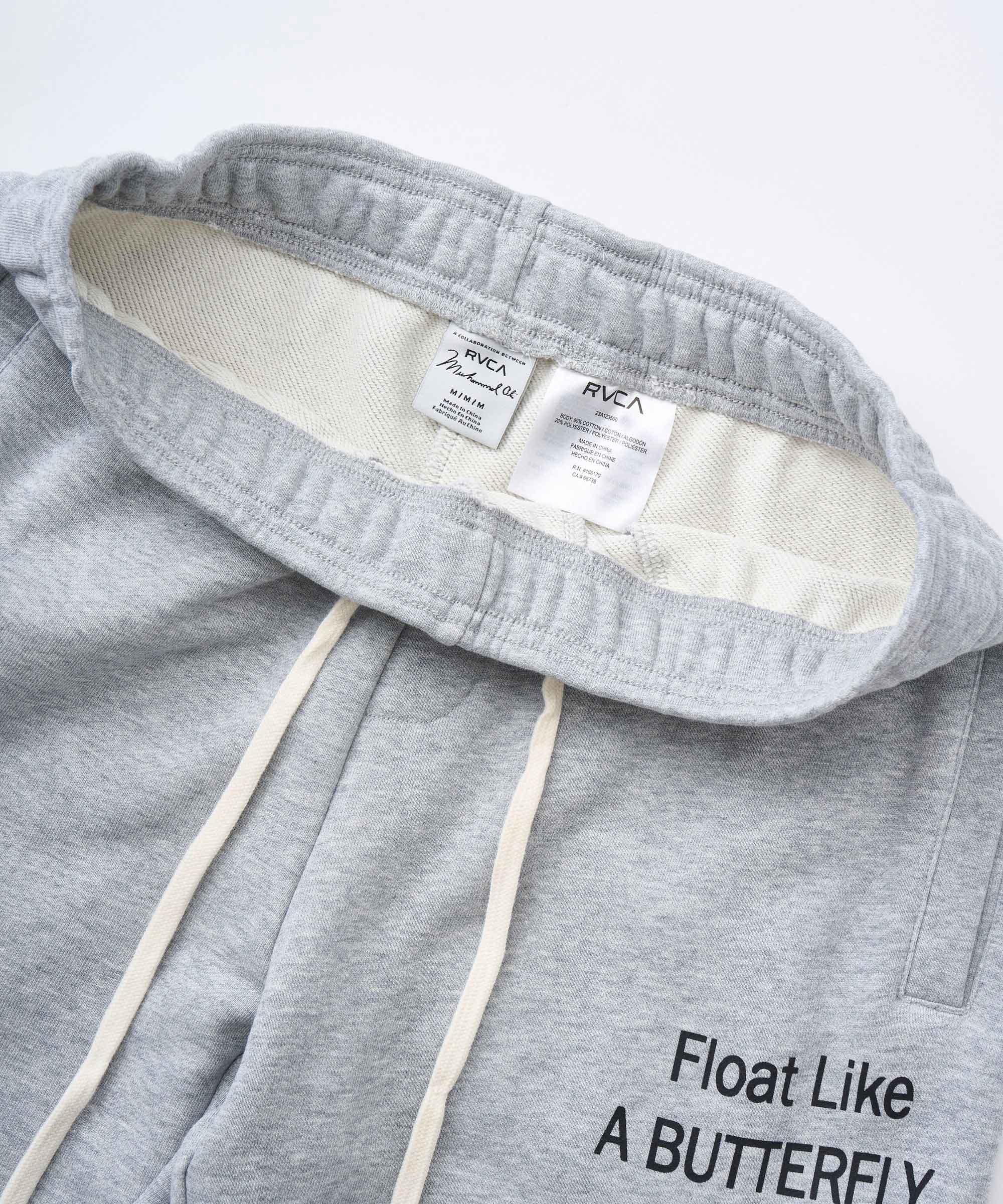 RVCA／ルーカ（ルカ）　スウェットパンツ　　VA X ALI SWEATPANT／VA×（モハメド）アリ スウェットパンツ（セットアップボトムス）