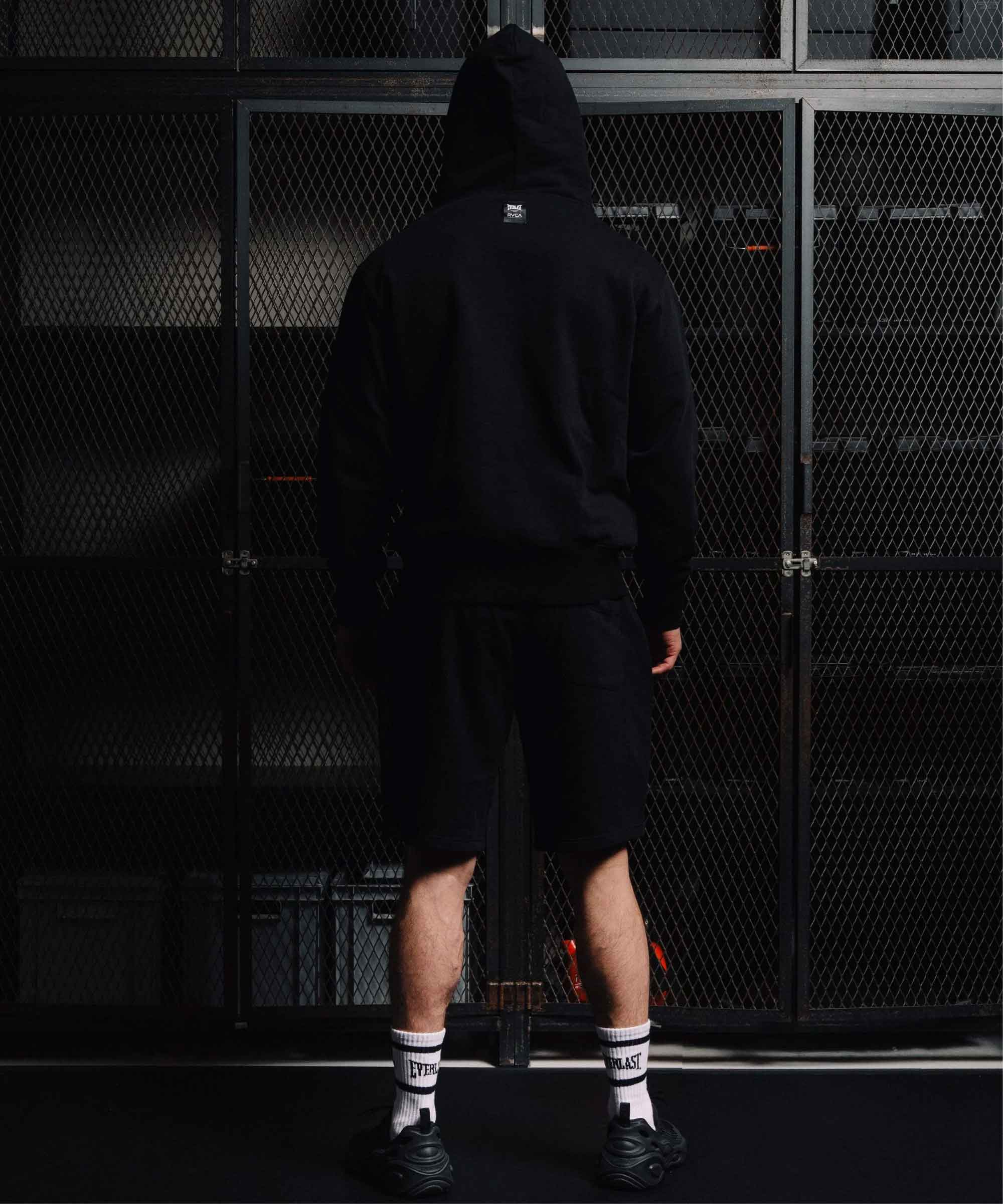RVCA／ルーカ（ルカ）　パーカー　　RVCA×EVERLAST HOODIE／RVCA×エバーラスト フーディ（黒）