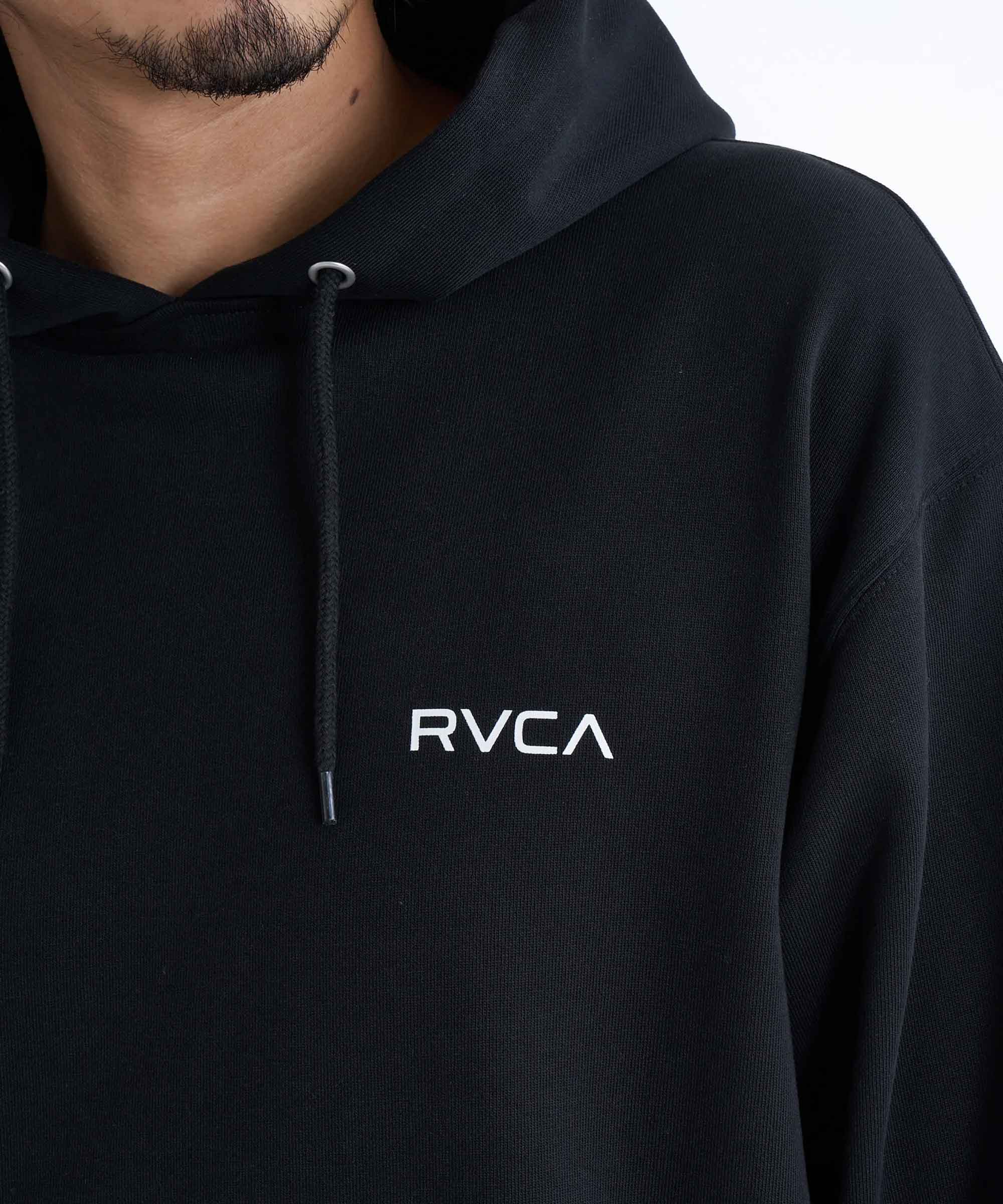 RVCA／ルーカ（ルカ）　パーカー　　RVCA×EVERLAST HOODIE／RVCA×エバーラスト フーディ（黒）
