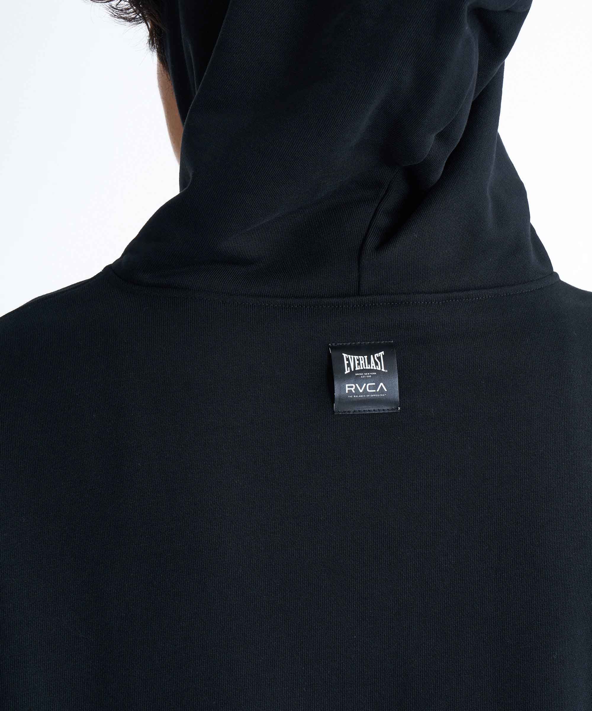 RVCA／ルーカ（ルカ）　パーカー　　RVCA×EVERLAST HOODIE／RVCA×エバーラスト フーディ（黒）