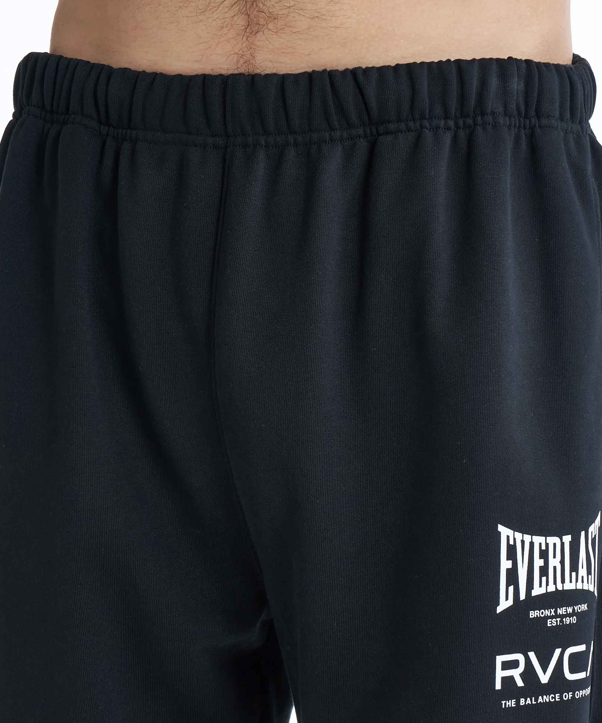 RVCA／ルーカ（ルカ）　スウェットパンツ　　RVCA×EVERLAST SWEAT PANTS／RVCA×エバーラスト スウェットパンツ（セットアップボトムス）黒