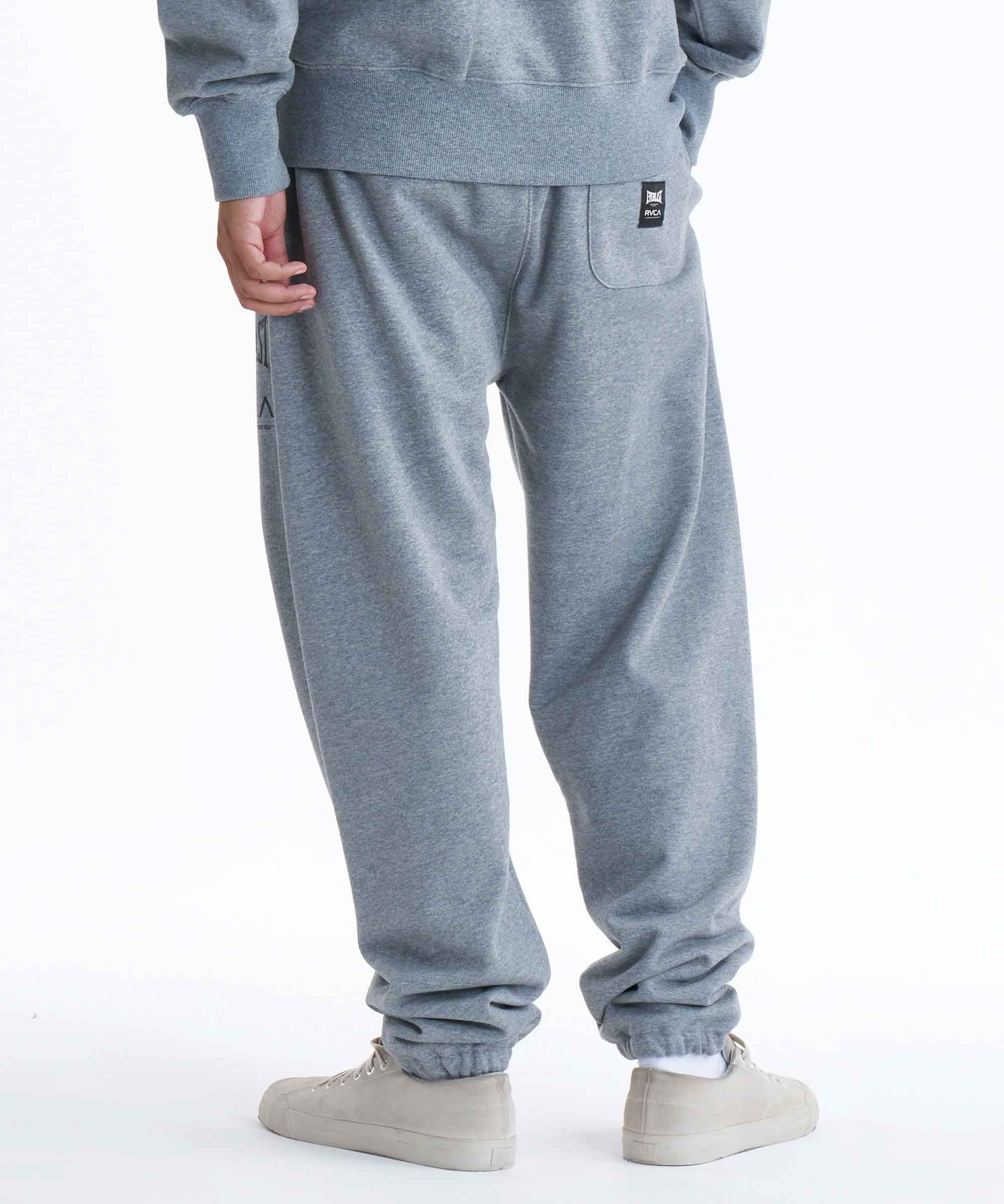 RVCA／ルーカ（ルカ）　スウェットパンツ　　RVCA×EVERLAST SWEAT PANTS／RVCA×エバーラスト スウェットパンツ（セットアップボトムス）ヘザーグレー