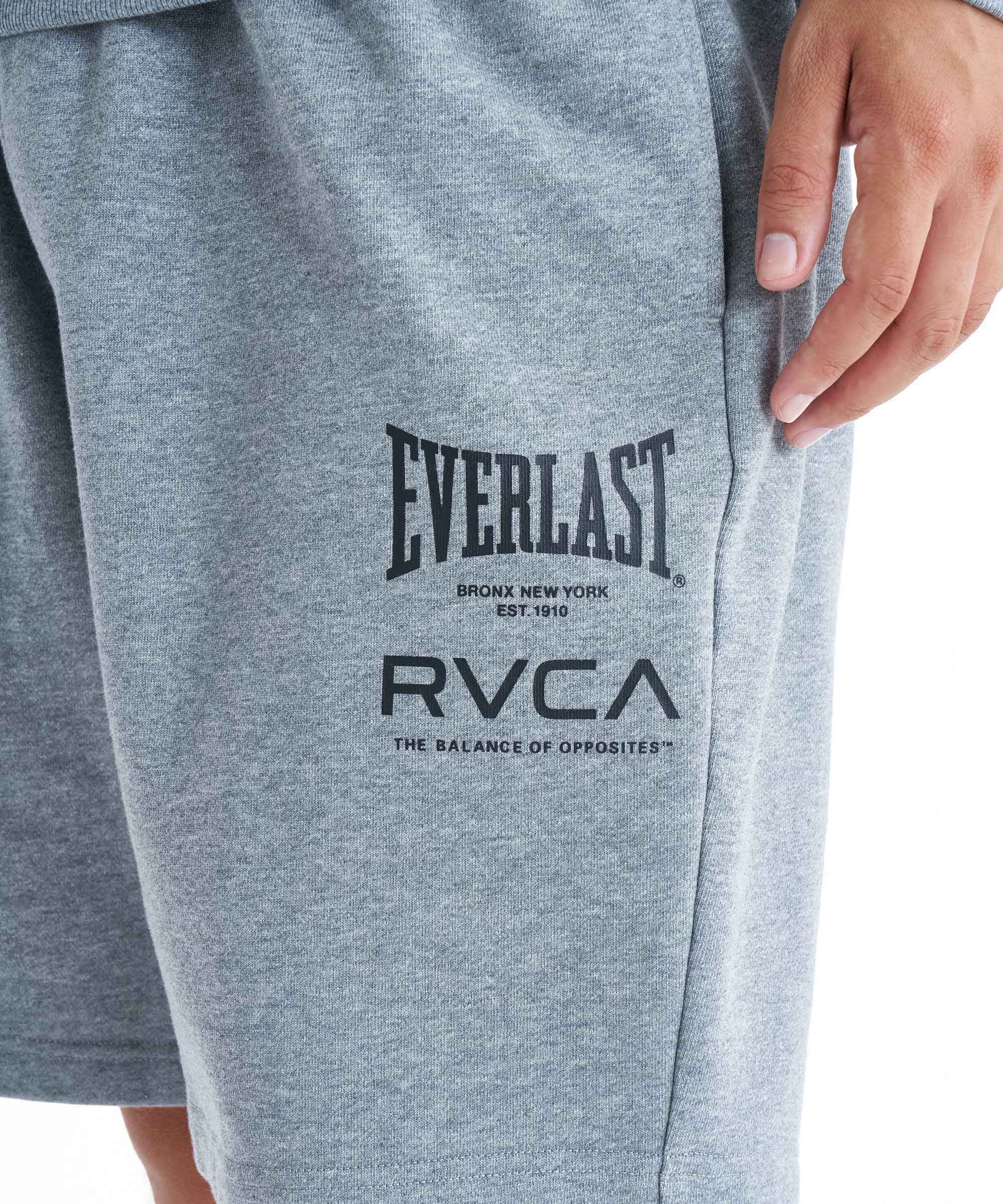 RVCA／ルーカ（ルカ）　ショーツ　　RVCA×EVERLAST SHORTS／RVCA×エバーラスト ショートパンツ（ヘザーグレー）
