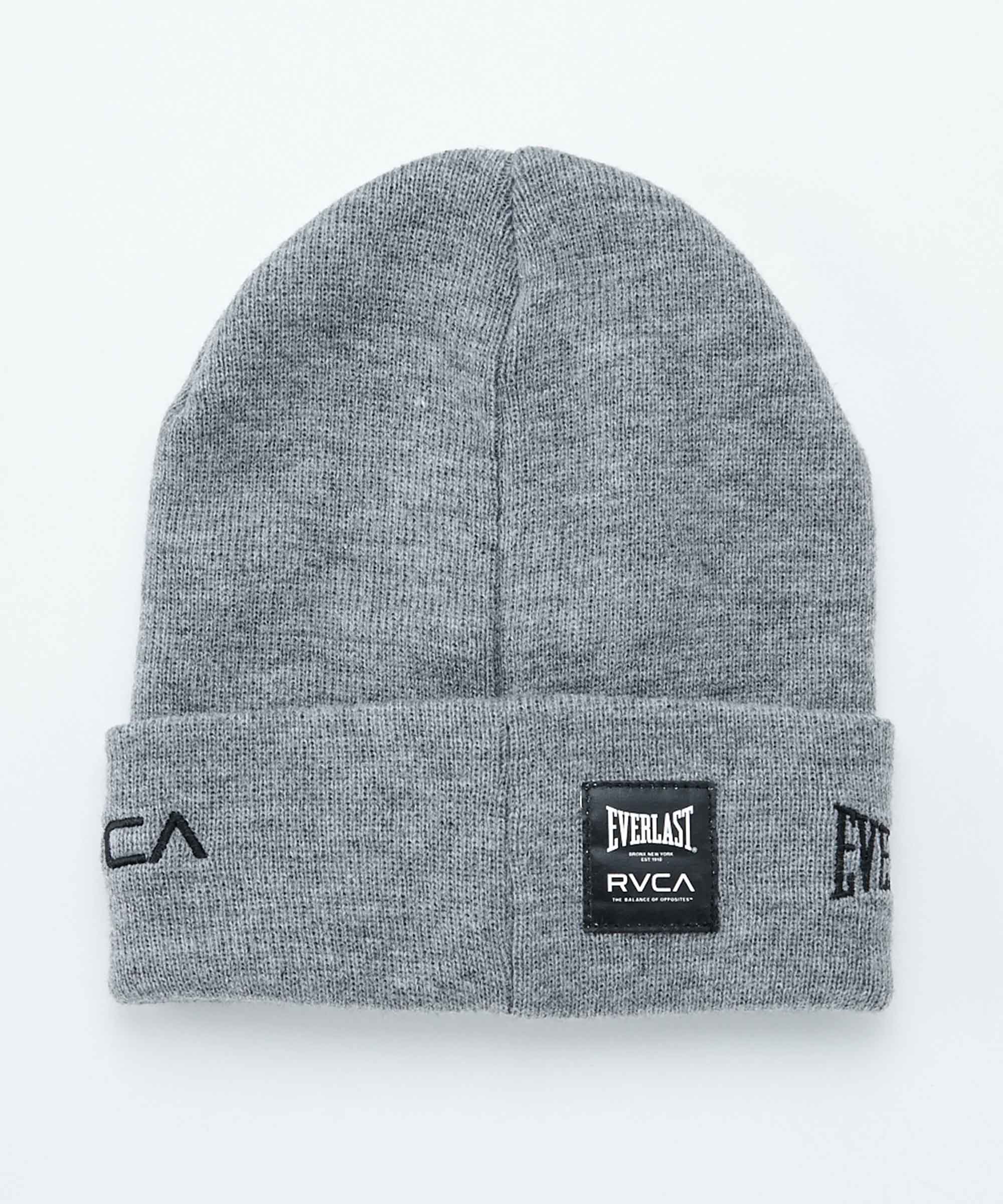 RVCA×EVERLAST BEANIE／RVCA×エバーラスト ビーニー（ヘザーグレー）
