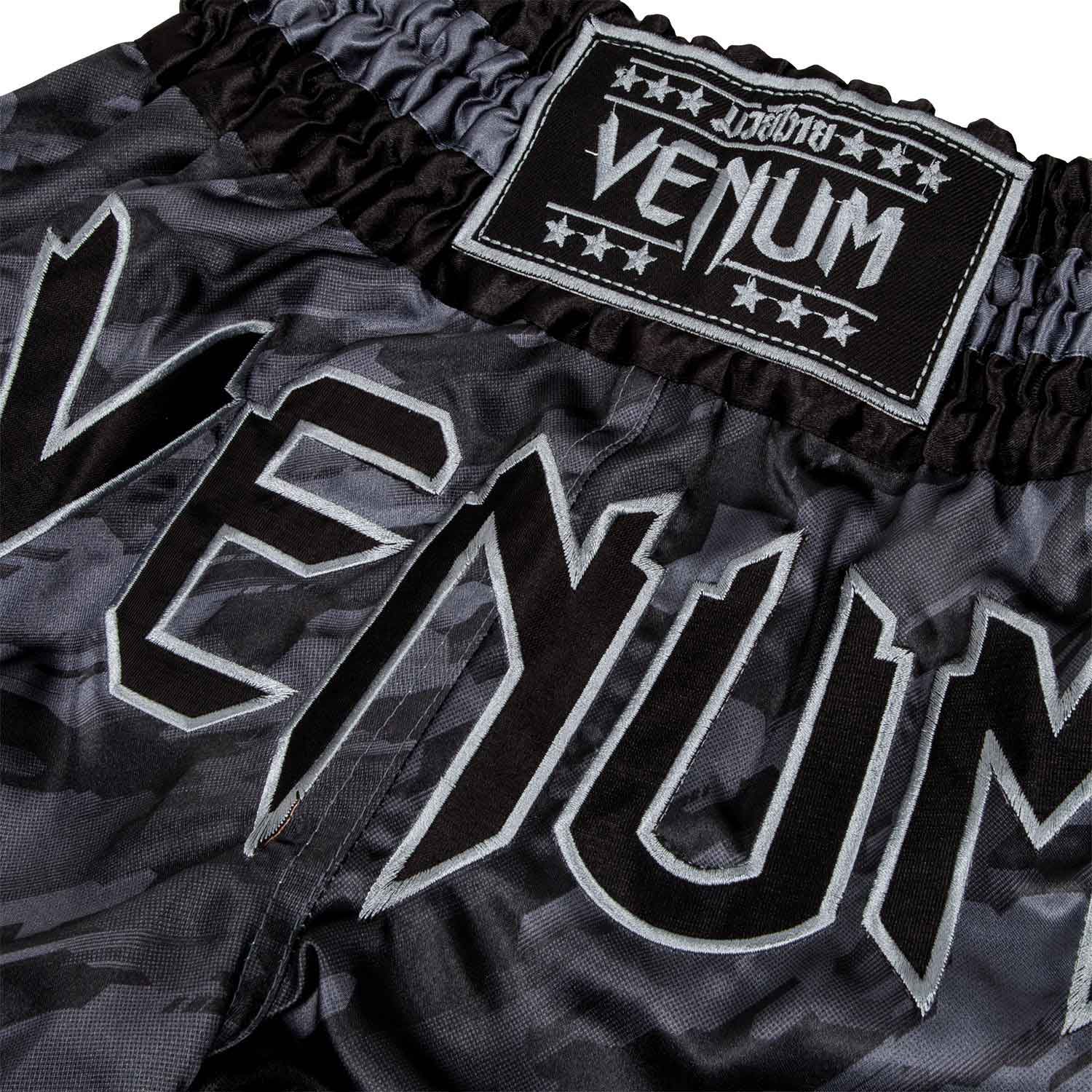 VENUM／ヴェナム　ムエタイショーツ　　TECMO MUAY THAI SHORTS／テクモ ムエタイショーツ（ダークグレー・カモ）