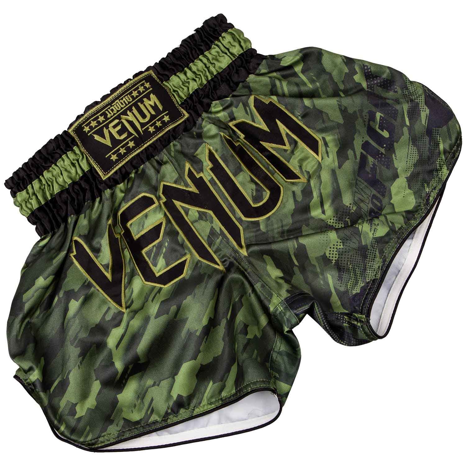 VENUM／ヴェナム　ムエタイショーツ　　TECMO MUAY THAI SHORTS／テクモ ムエタイショーツ（カーキ・カモ）