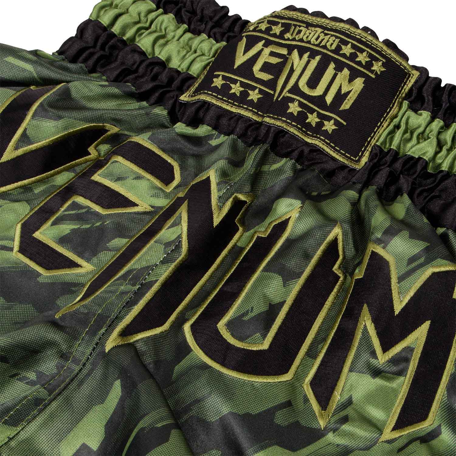 VENUM／ヴェナム　ムエタイショーツ　　TECMO MUAY THAI SHORTS／テクモ ムエタイショーツ（カーキ・カモ）