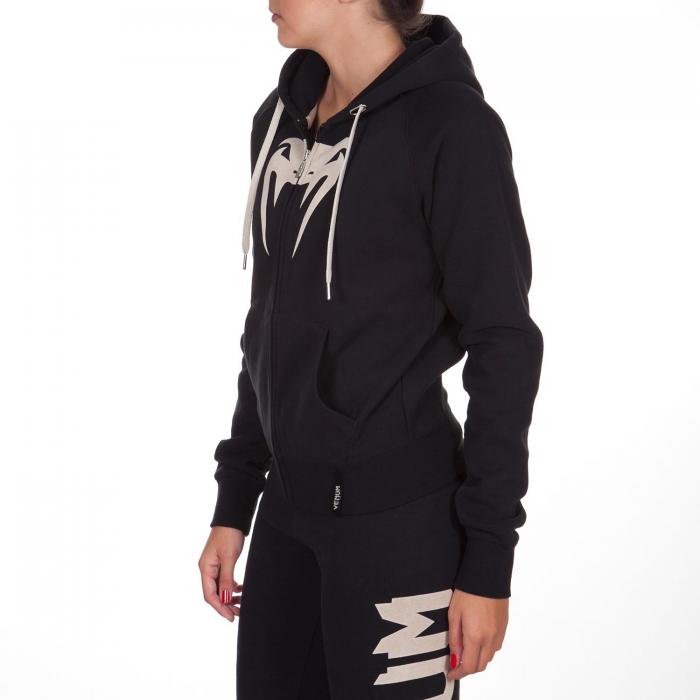 VENUM WOMEN／レディース　パーカー　　INFINITY ZIP／インフィニティ ジップ（黒／ダークホワイト・ベージュ）