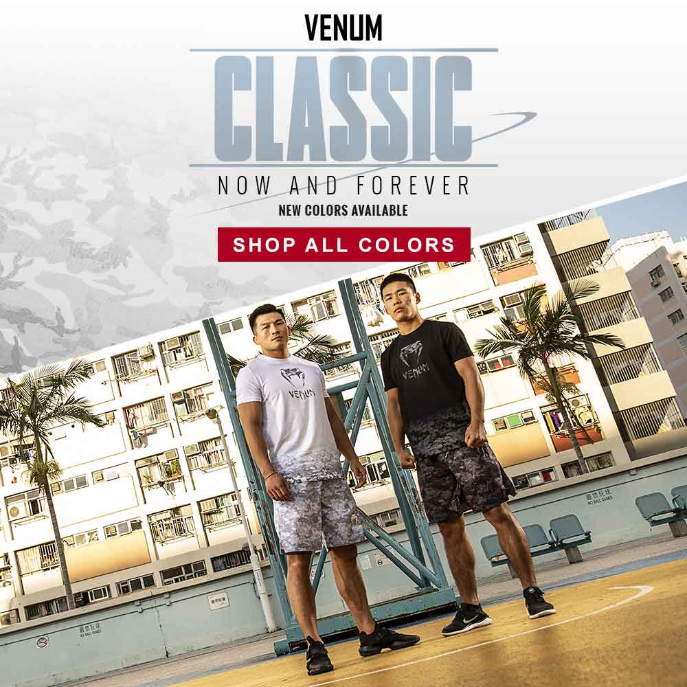 VENUM／ヴェナム　トレーニング・フィットネスショーツ　　CLASSIC TRAINING SHORTS／クラシック トレーニングショーツ（黒／白）