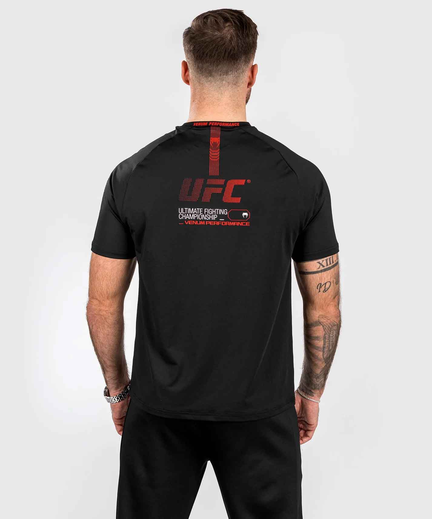 VENUM／ヴェナム　Tシャツ　　UFC Autenthic Adrenaline Fight Week By Venum Men's Dry Tech T-shirt／UFC オーセンティック アドレナリン ファイトウィーク by ヴェナム メンズ ドライテックTシャツ（黒）