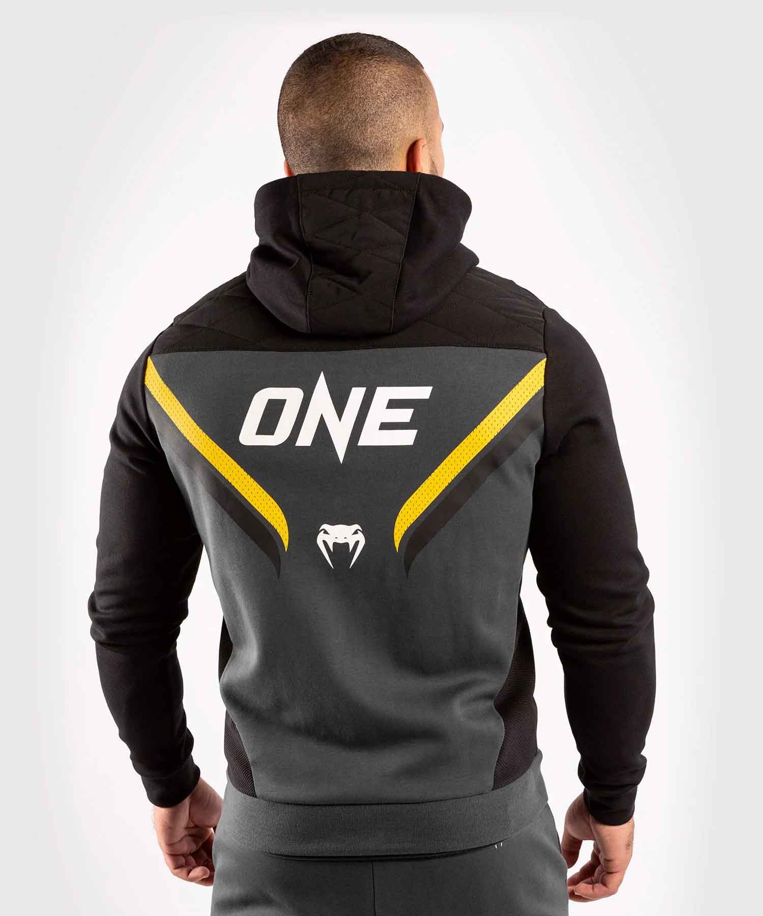 VENUM／ヴェナム　パーカー（フーディー）　　VENUM×ONE FC IMPACT HOODIE／VENUM×ONE FC インパクト フーディー（パーカー）グレー／黒／イエロー