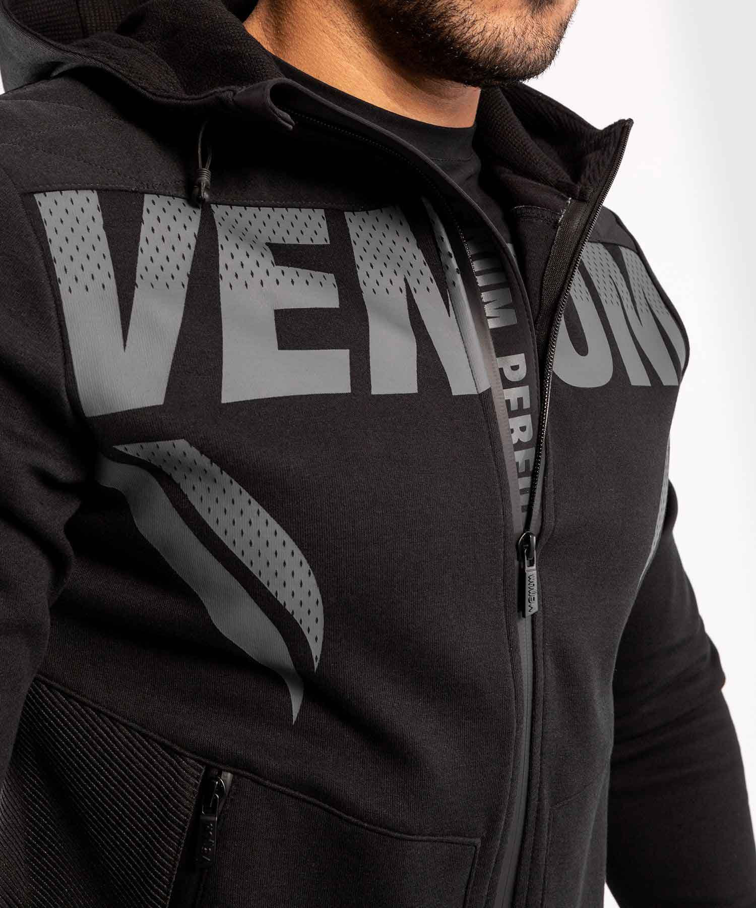 VENUM／ヴェナム　パーカー（フーディー）　　VENUM×ONE FC IMPACT HOODIE／VENUM×ONE FC インパクト フーディー（パーカー）黒／グレー