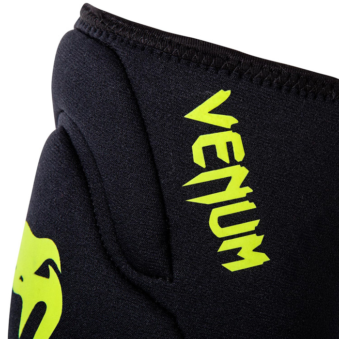 VENUM／ヴェナム　アクセサリー　VENUM WOMEN／レディース　アクセサリー　　KONTACT GEL KNEE PADS／コンタクト ジェル・ニーパッド（黒／ネオイエロー）