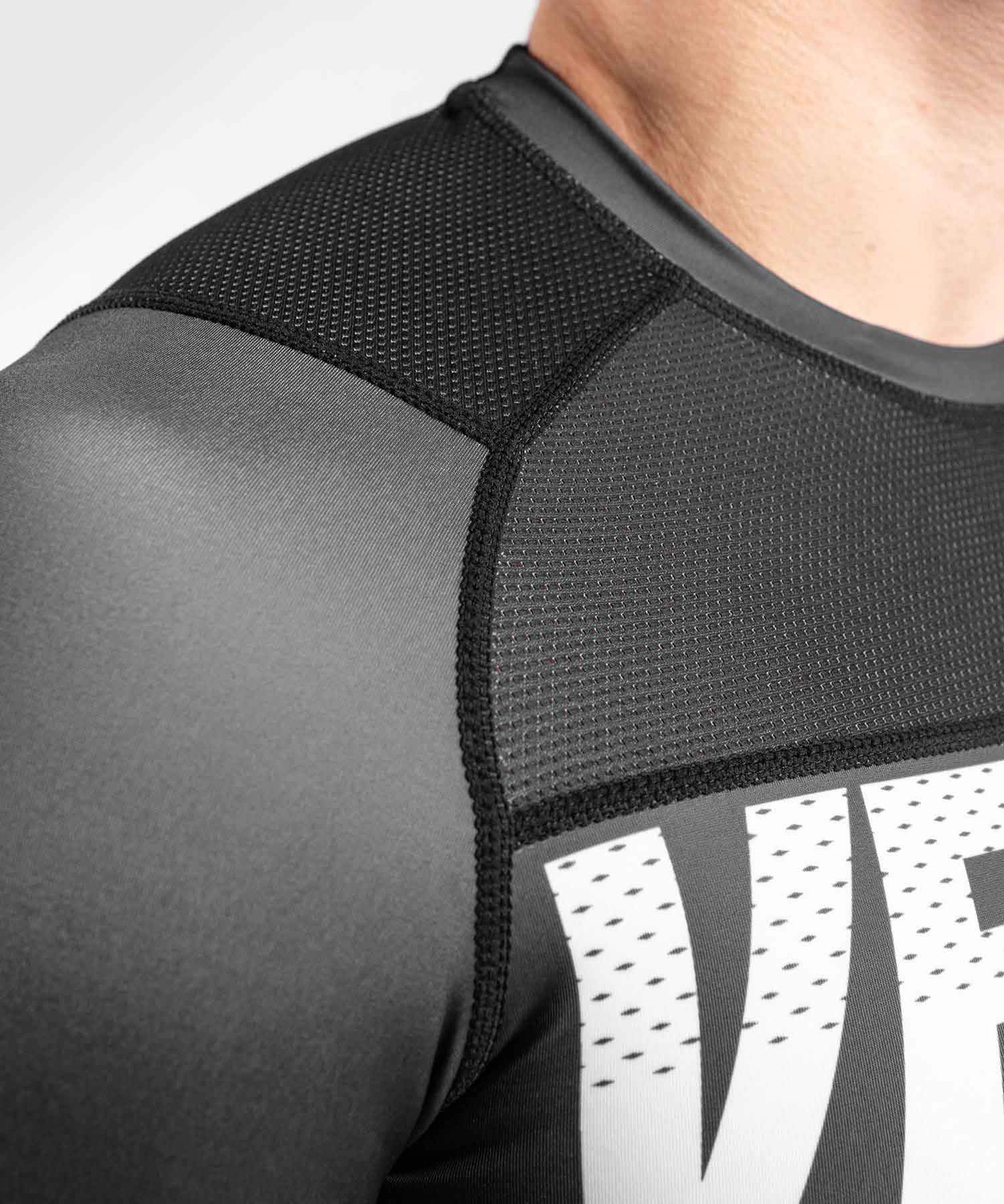 VENUM／ヴェナム　ラッシュガード　　VENUM×ONE FC IMPACT RASHGUARD LONG SLEEVES／VENUM×ONE FC インパクト ラッシュガード ロングスリーブ（グレー／黒／イエロー）