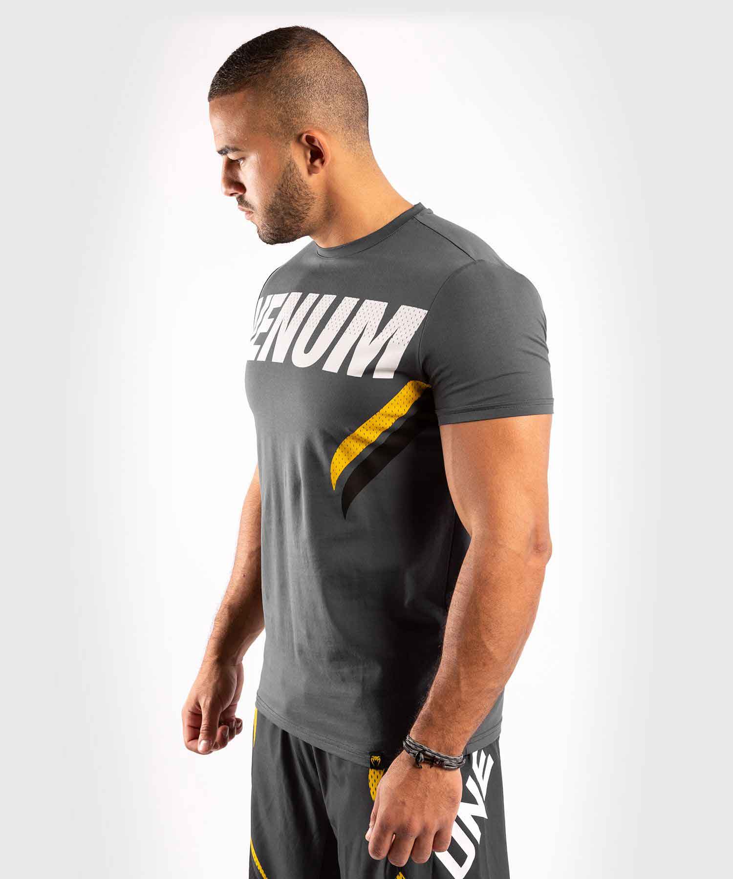 VENUM／ヴェナム　Tシャツ　　VENUM×ONE FC IMPACT T-SHIRT／VENUM×ONE FC インパクトTシャツ（グレー／黒／イエロー）