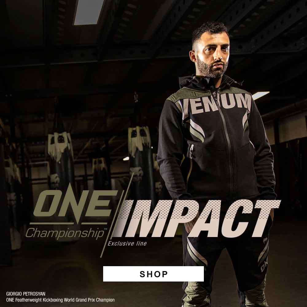 VENUM／ヴェナム　Tシャツ　　VENUM×ONE FC IMPACT T-SHIRT／VENUM×ONE FC インパクトTシャツ（グレー／黒／イエロー）