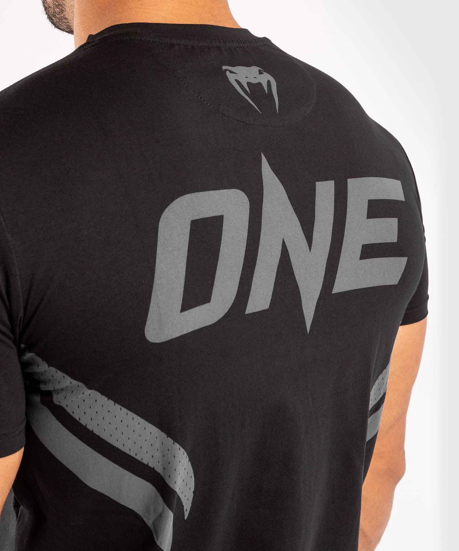 VENUM／ヴェナム　Tシャツ　　VENUM×ONE FC IMPACT T-SHIRT／VENUM×ONE FC インパクトTシャツ（黒／グレー）