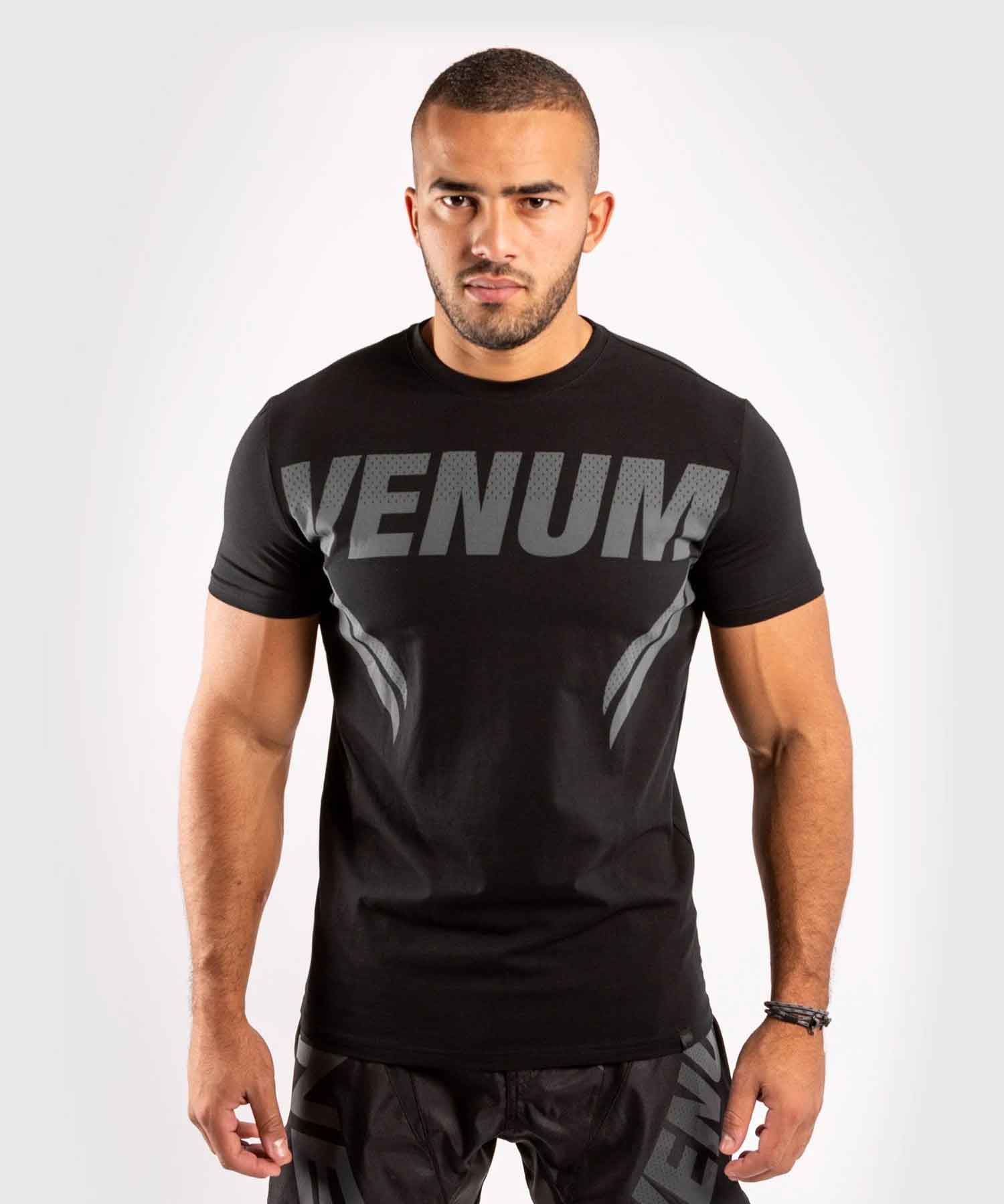 VENUM／ヴェナム　Tシャツ　　VENUM×ONE FC IMPACT T-SHIRT／VENUM×ONE FC インパクトTシャツ（黒／グレー）