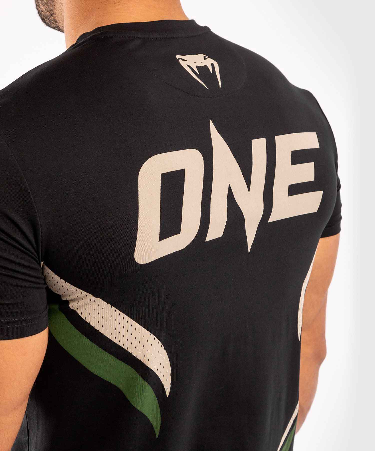 VENUM／ヴェナム　Tシャツ　　VENUM×ONE FC IMPACT T-SHIRT／VENUM×ONE FC インパクトTシャツ（黒／カーキ）