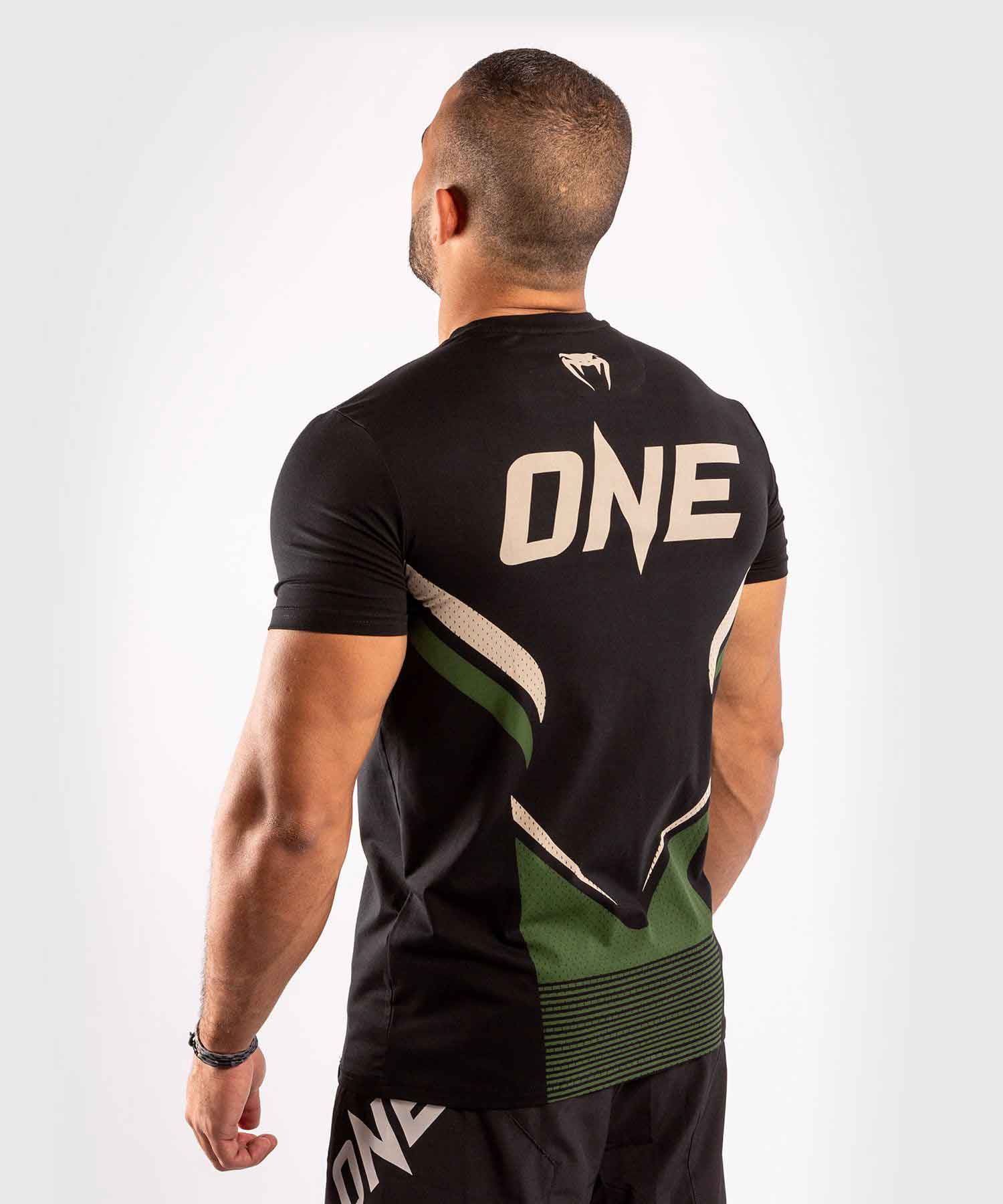 VENUM／ヴェナム　Tシャツ　　VENUM×ONE FC IMPACT T-SHIRT／VENUM×ONE FC インパクトTシャツ（黒／カーキ）