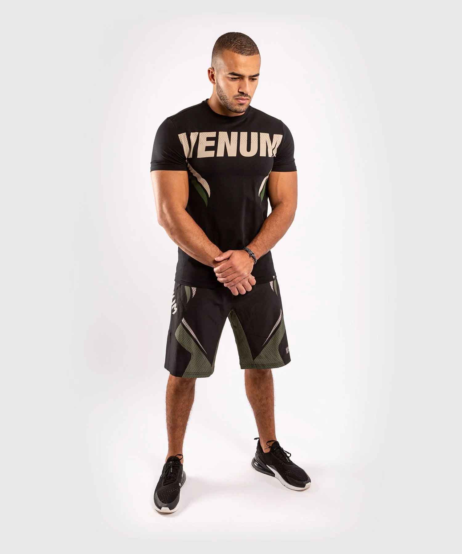 VENUM／ヴェナム　Tシャツ　　VENUM×ONE FC IMPACT T-SHIRT／VENUM×ONE FC インパクトTシャツ（黒／カーキ）