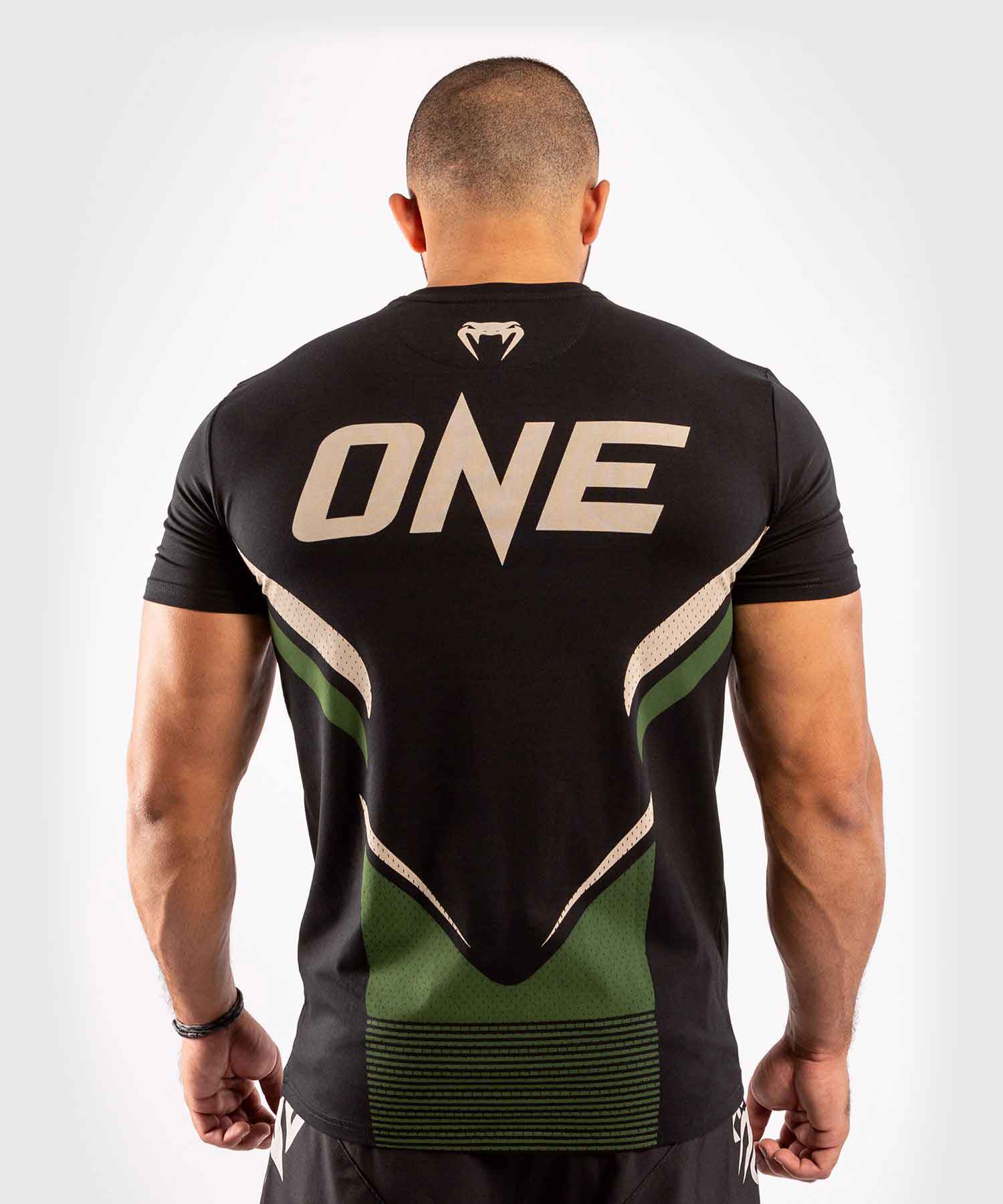 VENUM／ヴェナム　Tシャツ　　VENUM×ONE FC IMPACT T-SHIRT／VENUM×ONE FC インパクトTシャツ（黒／カーキ）