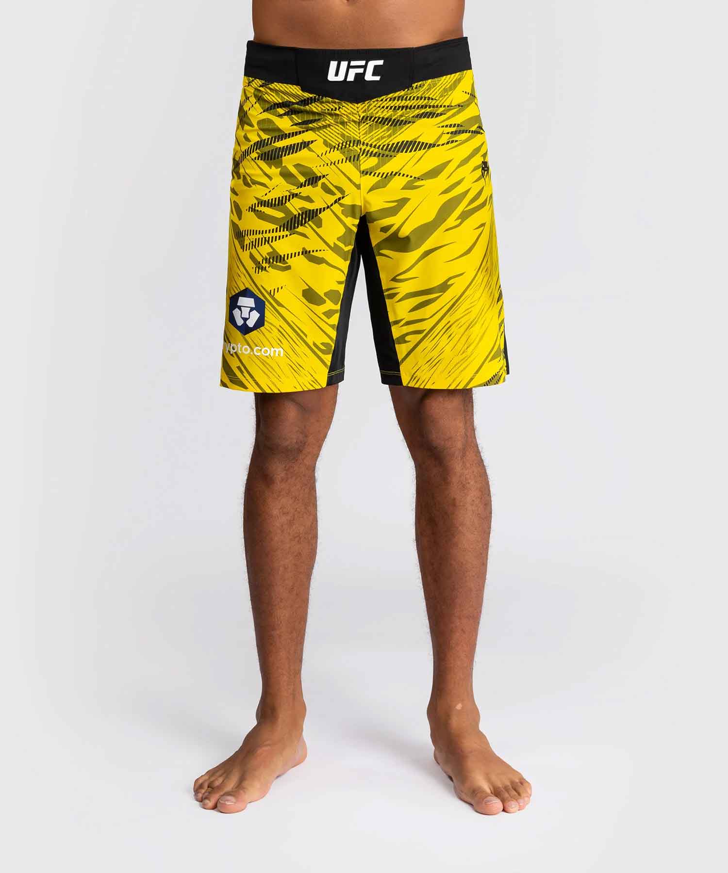 UFC Fusion by Venum Authentic Fight Night Men’s Fight Short Long Fit／UFC フュージョン by ヴェナム オーセンティック ファイトナイト メンズ ファイトショーツ ロングフィット（イエロー）