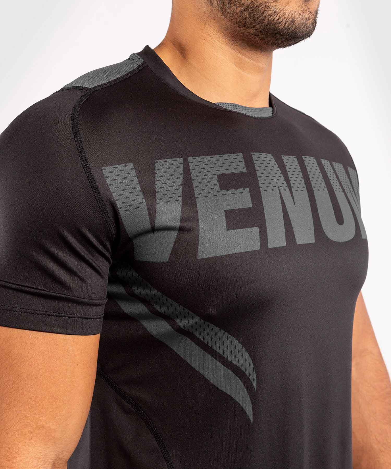 VENUM／ヴェナム　Tシャツ　　VENUM×ONE FC IMPACT DRY TECH T-SHIRT／VENUM×ONE FC インパクト ドライテックTシャツ（黒／グレー）