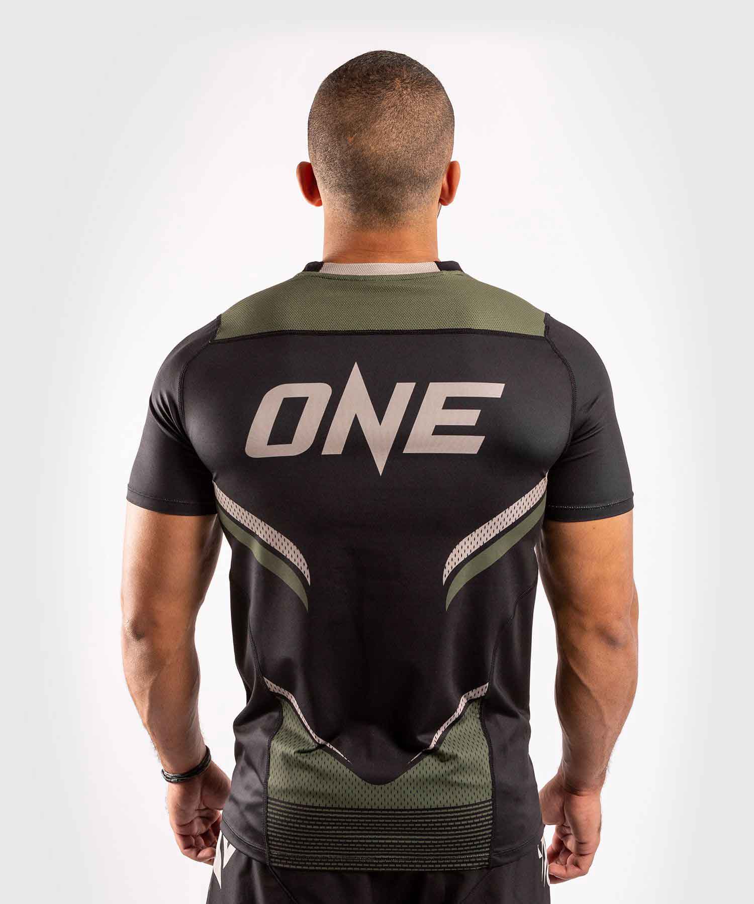 VENUM／ヴェナム　Tシャツ　　VENUM×ONE FC IMPACT DRY TECH T-SHIRT／VENUM×ONE FC インパクト ドライテックTシャツ（黒／カーキ）