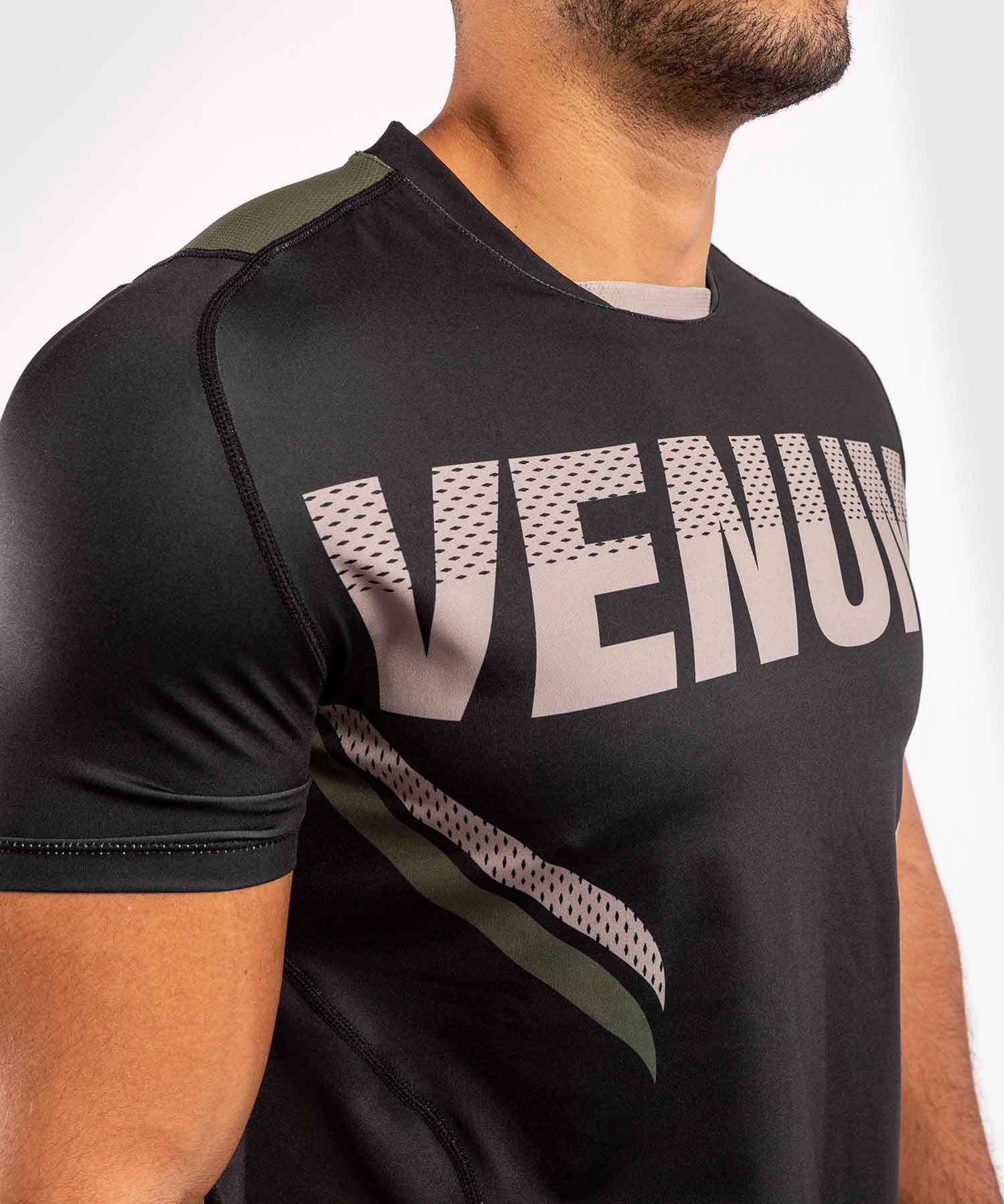 VENUM／ヴェナム　Tシャツ　　VENUM×ONE FC IMPACT DRY TECH T-SHIRT／VENUM×ONE FC インパクト ドライテックTシャツ（黒／カーキ）