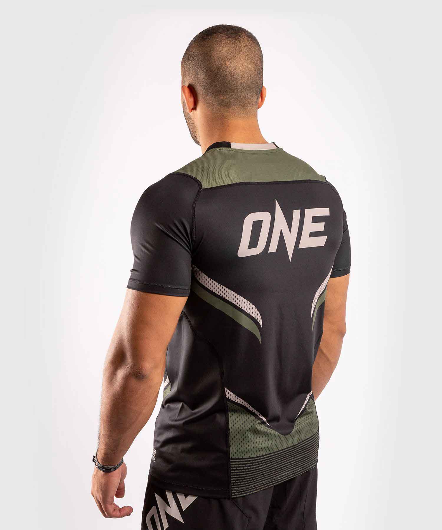 VENUM／ヴェナム　Tシャツ　　VENUM×ONE FC IMPACT DRY TECH T-SHIRT／VENUM×ONE FC インパクト ドライテックTシャツ（黒／カーキ）