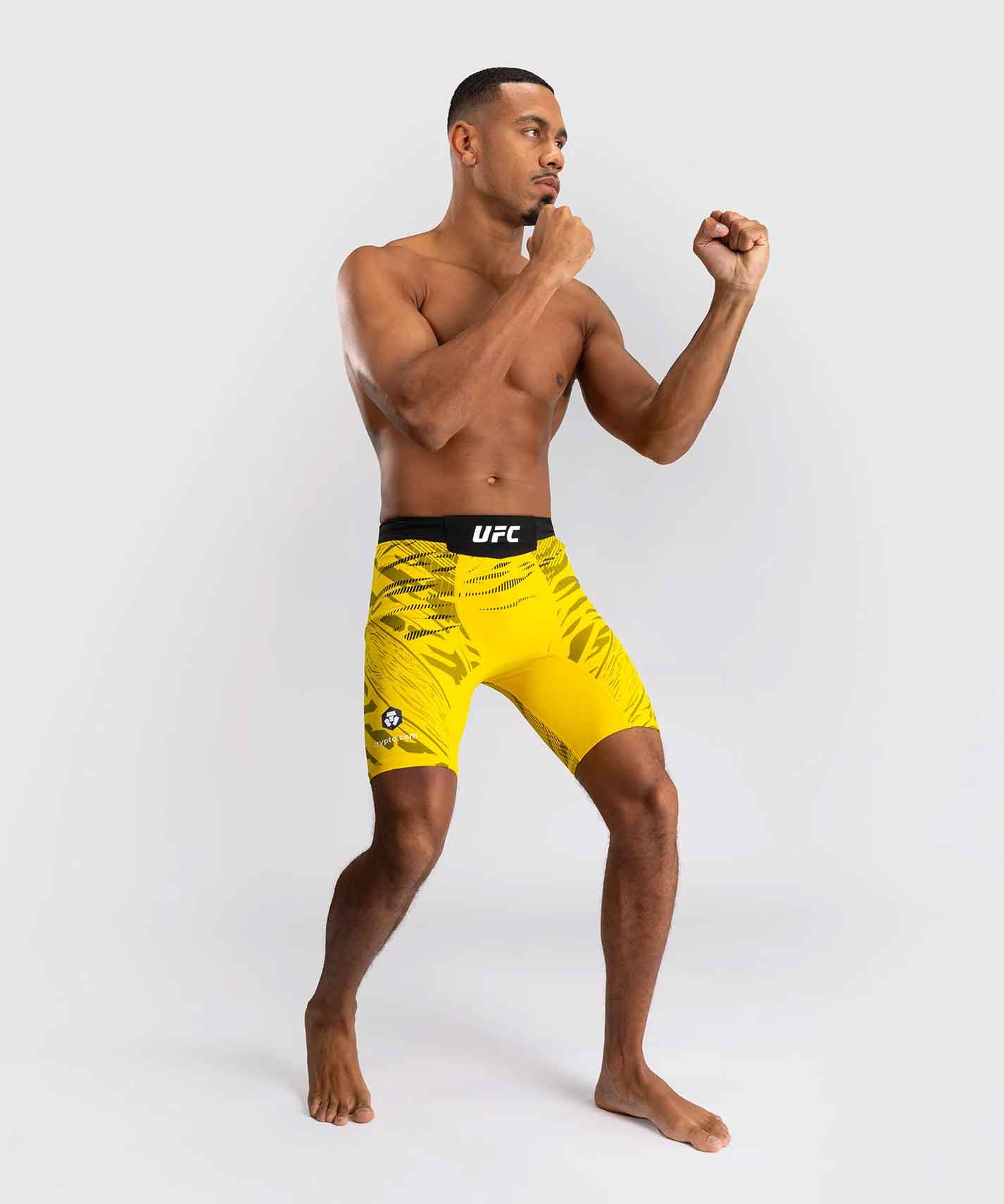 VENUM／ヴェナム　コンプレッション・バーリトゥードショーツ　　UFC Fusion by Venum Authentic Fight Night Men’s Vale Tudo Short／UFC フュージョン by ヴェナム オーセンティック ファイトナイト メンズ バーリトゥードショーツ（イエロー）