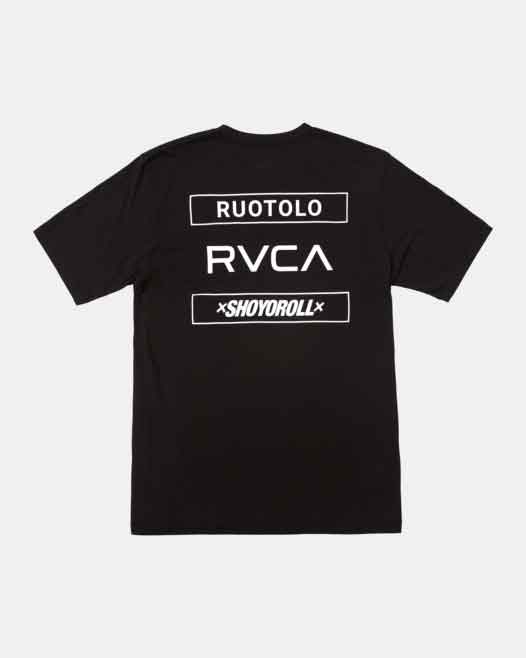 RVCA／ルーカ（ルカ）　Tシャツ　　RVCA×SHOYOROLL×RUOTOLO STACK SS／ルーカ×ショヨロール×ルオトロ スタック ショートスリーブ