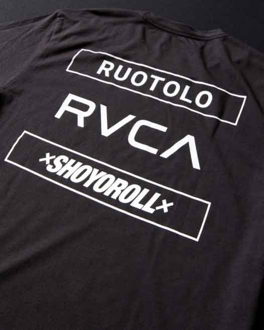 RVCA／ルーカ（ルカ）　Tシャツ　　RVCA×SHOYOROLL×RUOTOLO STACK SS／ルーカ×ショヨロール×ルオトロ スタック ショートスリーブ