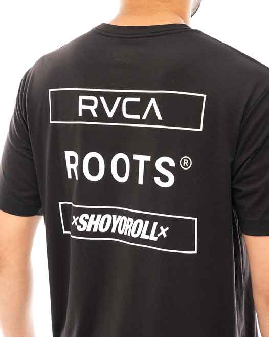 RVCA／ルーカ（ルカ）　Tシャツ　　RVCA×SHOYOROLL×RUOTOLO STACK SS／ルーカ×ショヨロール×ルオトロ スタック ショートスリーブ