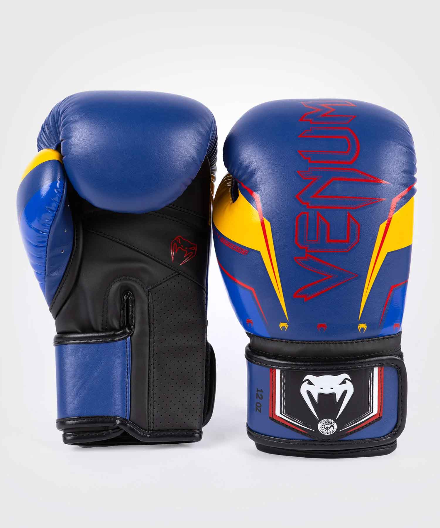 VENUM／ヴェナム　ボクシンググローブ　　Elite Evo Boxing Gloves／エリート エヴォ ボクシンググローブ（ブルー／イエロー／レッド）